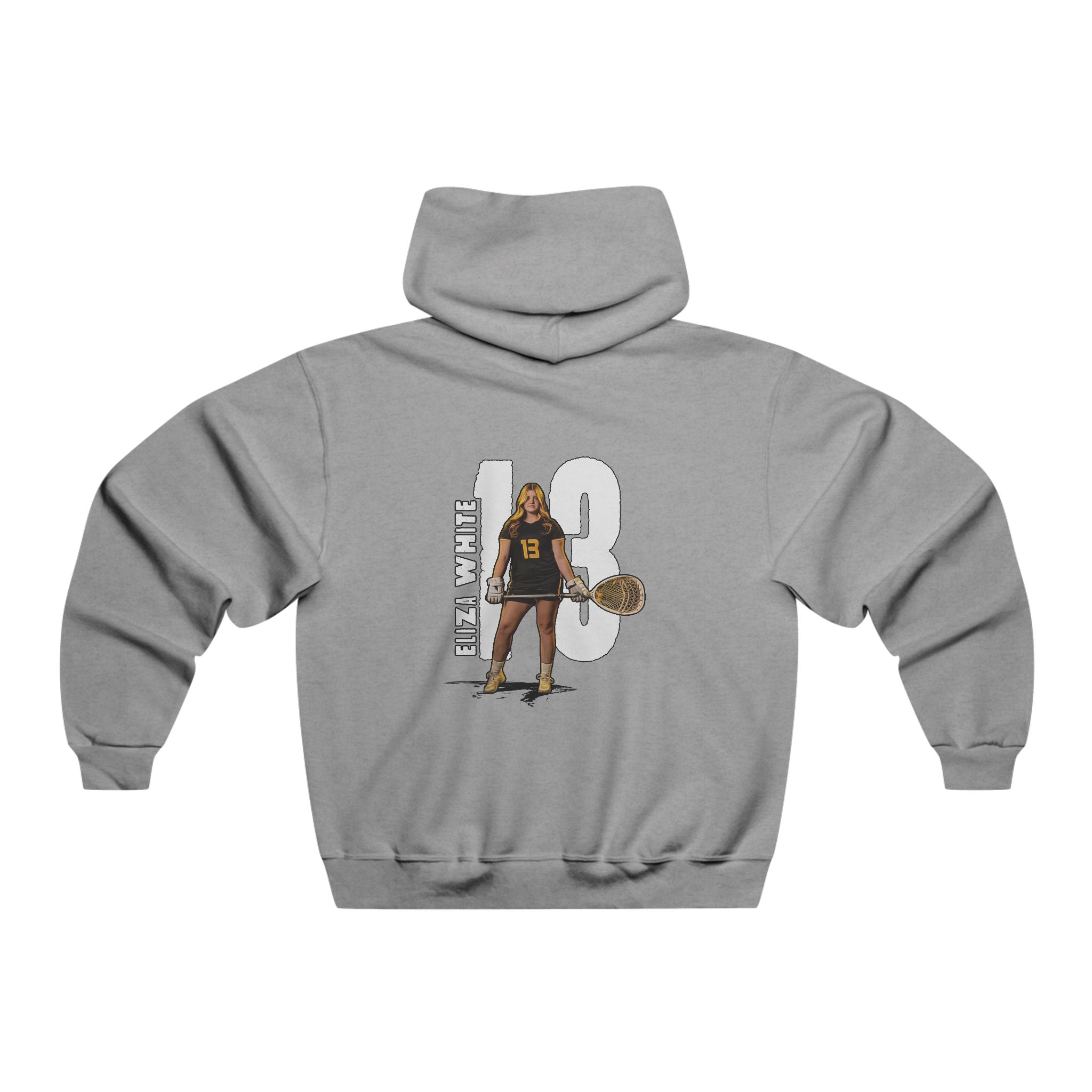 Eliza White Vintage Hoodie