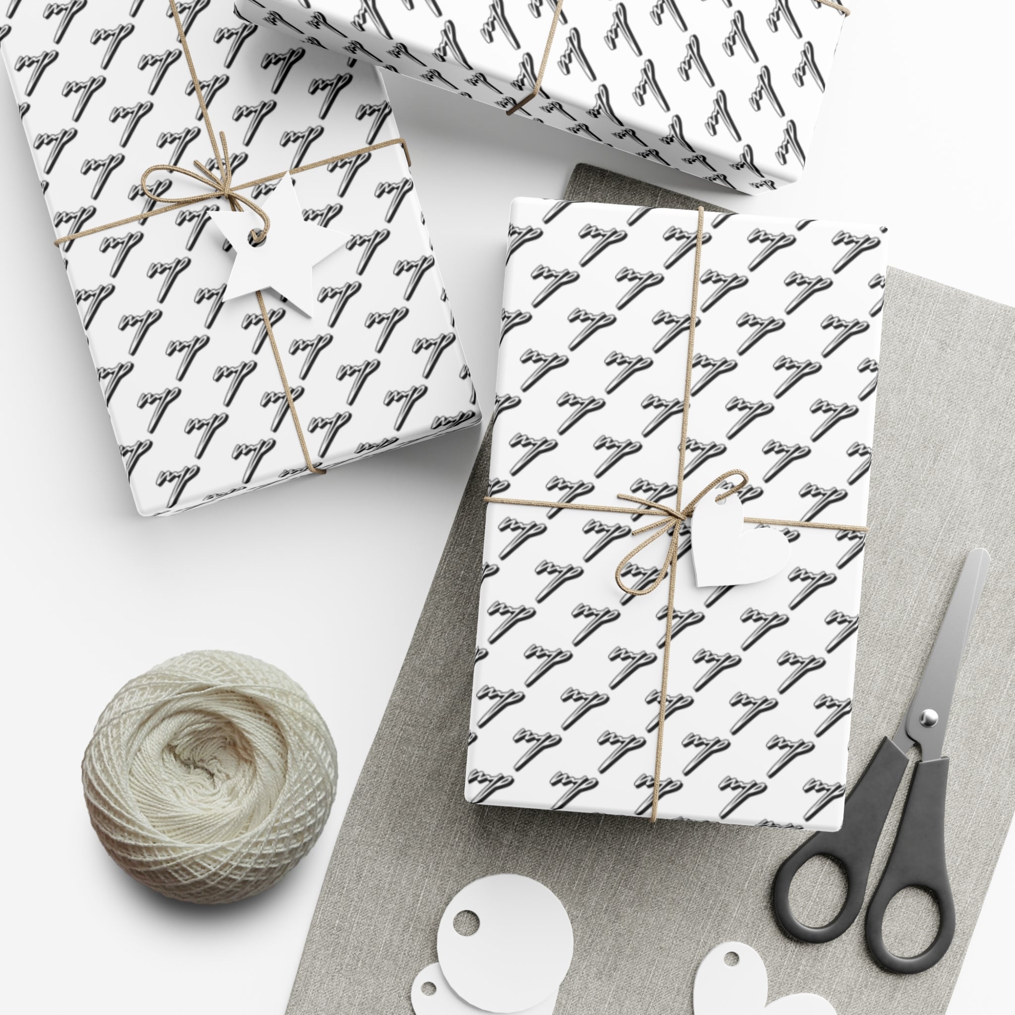 MyPlayer Branded Wrapping Paper (White #2)