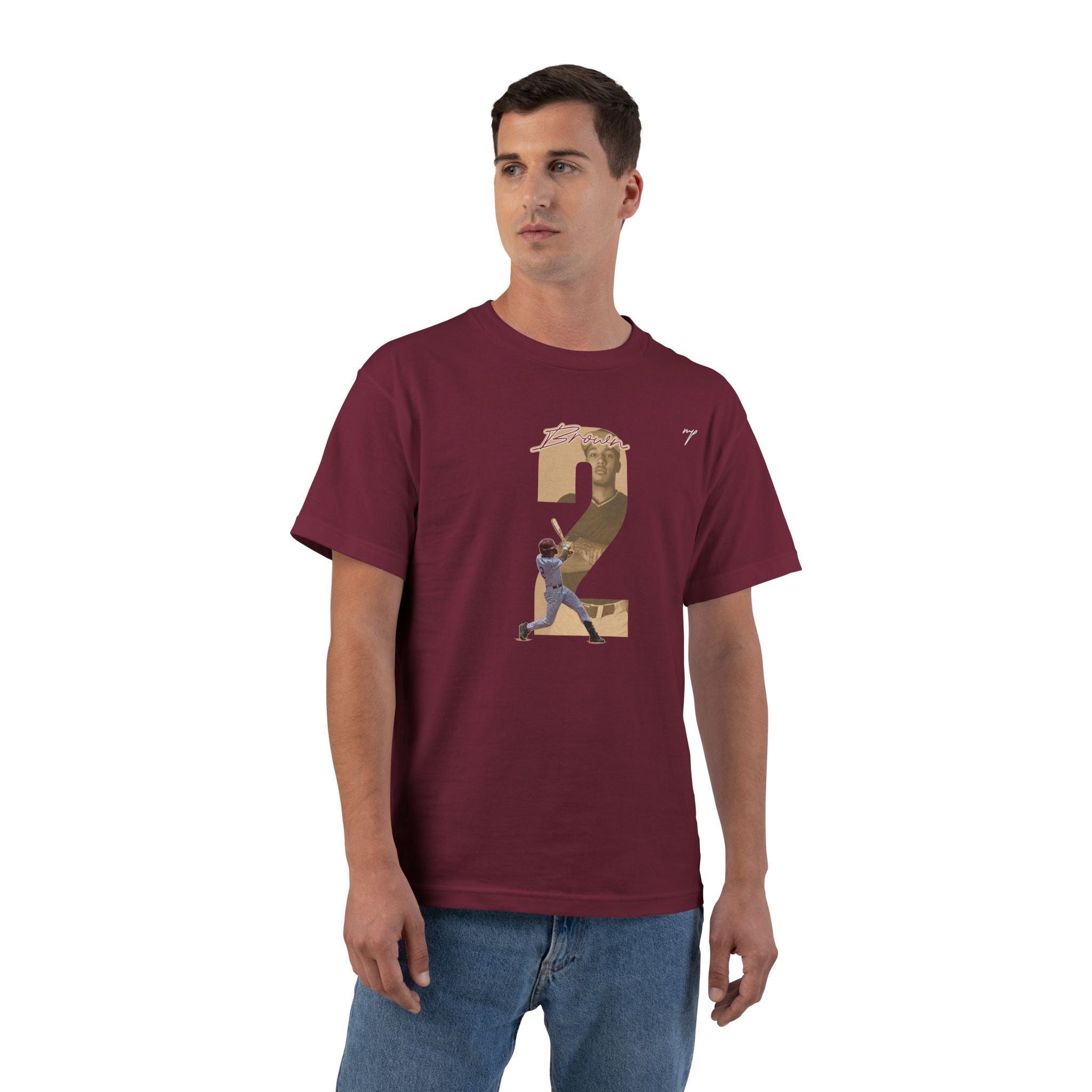 Xay Brown Vintage Tee