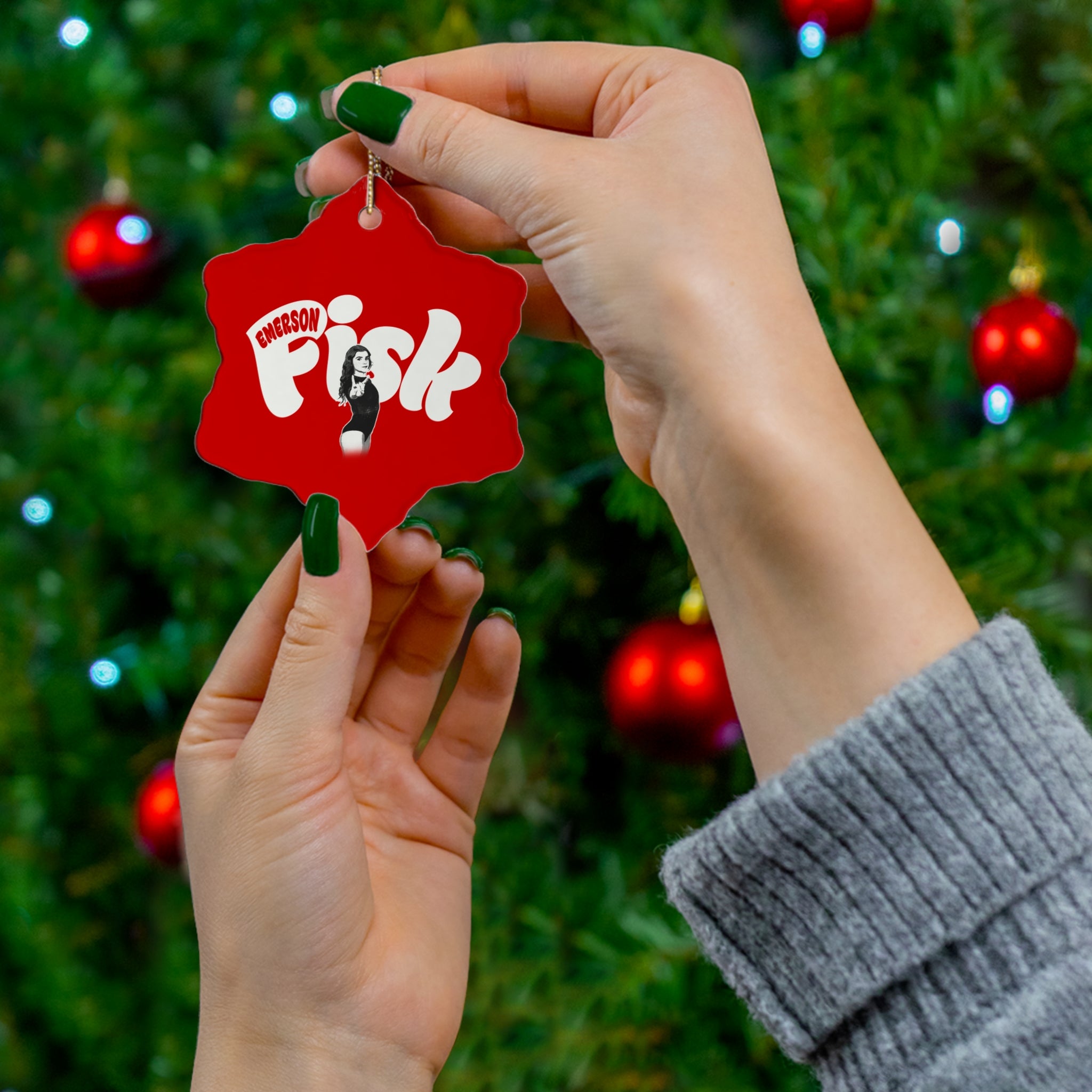 Emerson Fisk Ceramic Star Ornament