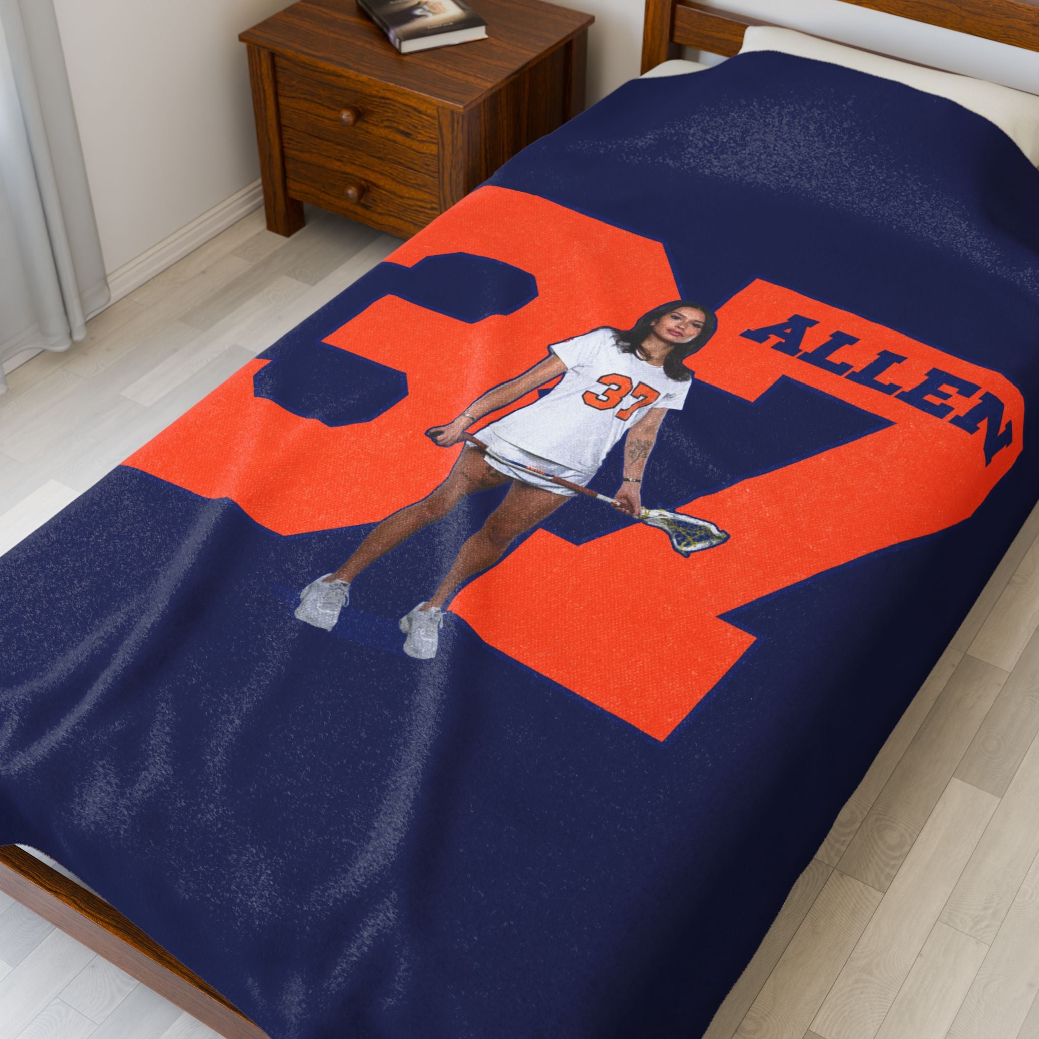 Mary Allen Velveteen Plush Blanket