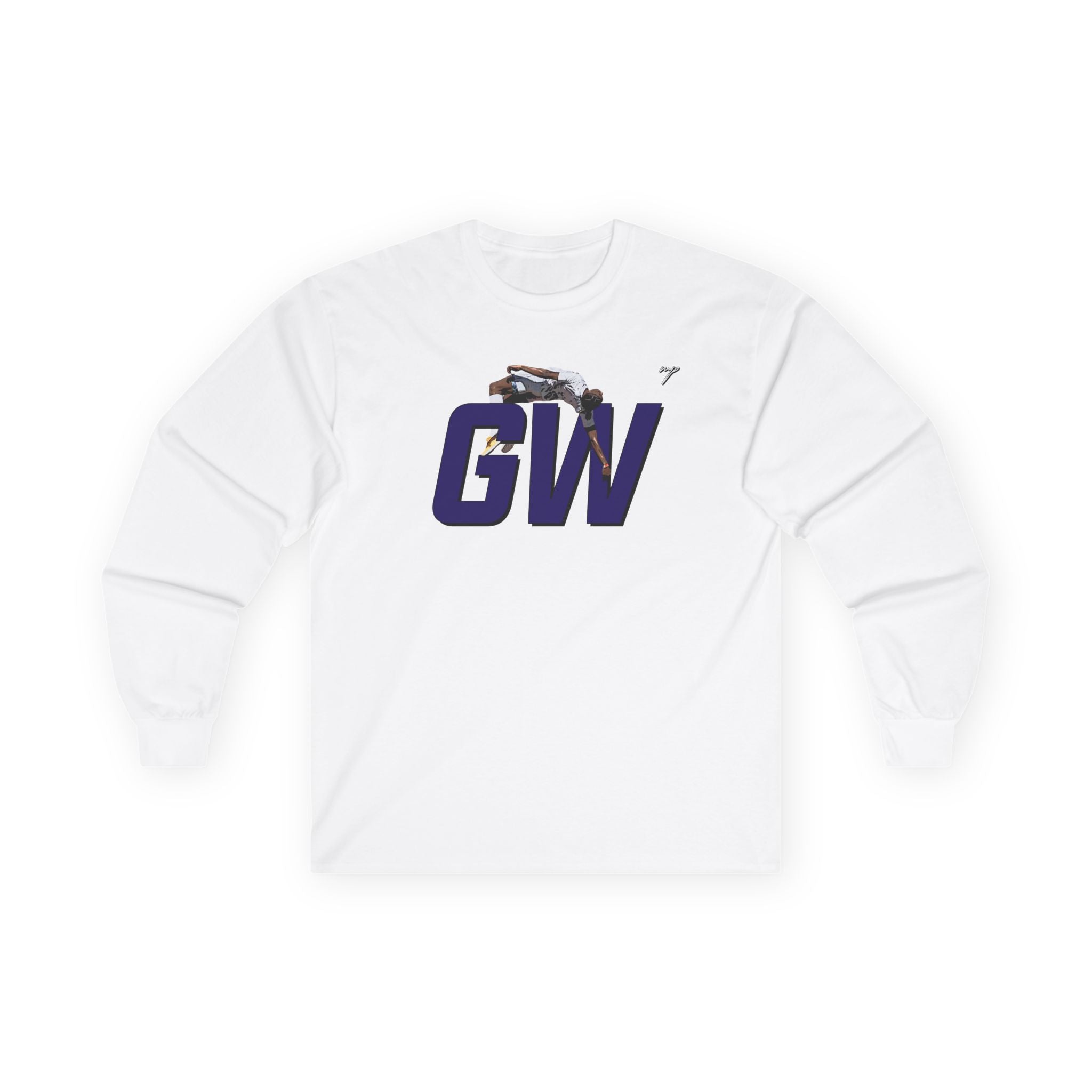 Geron White Long Sleeve Tee