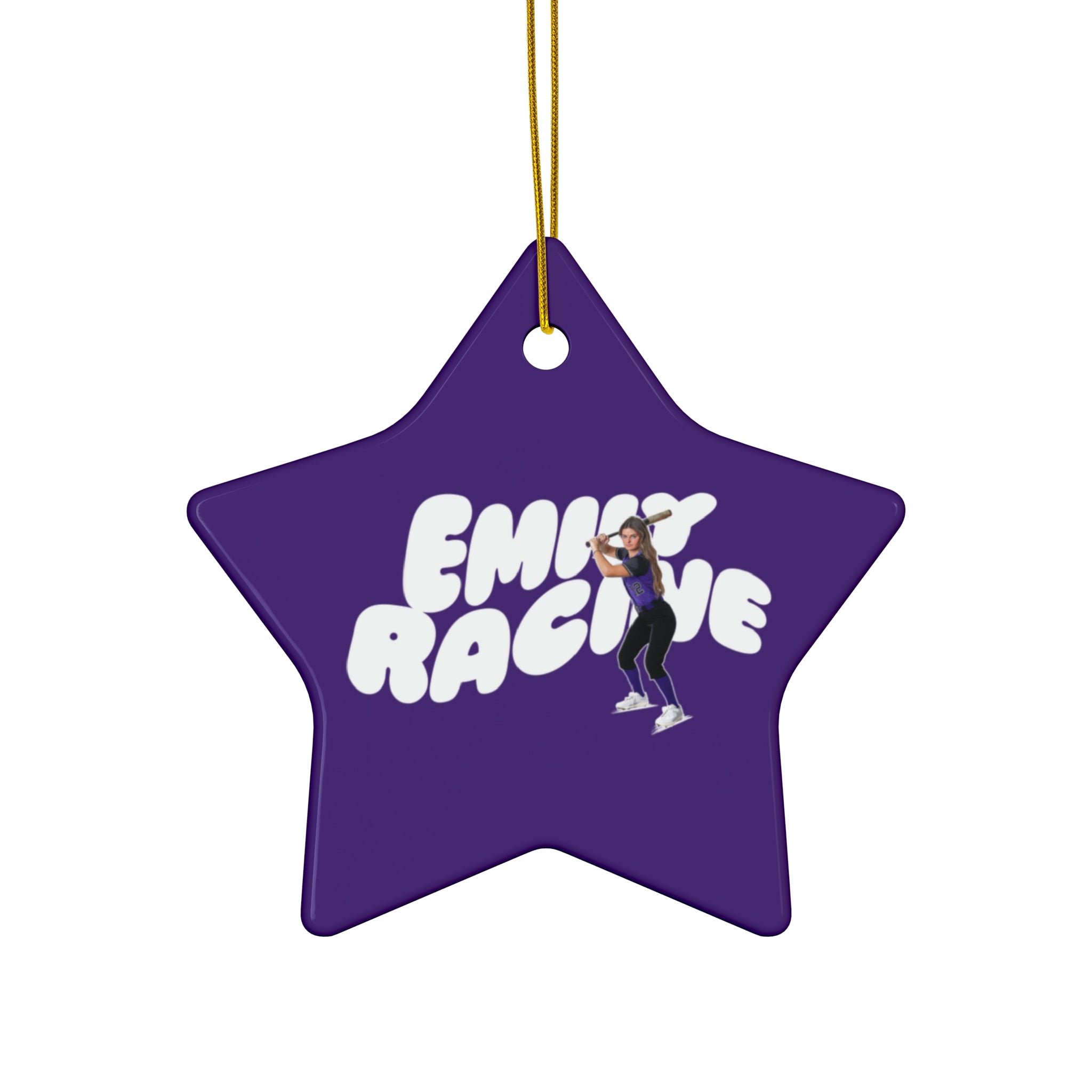 Emily Racine Ceramic Ornament