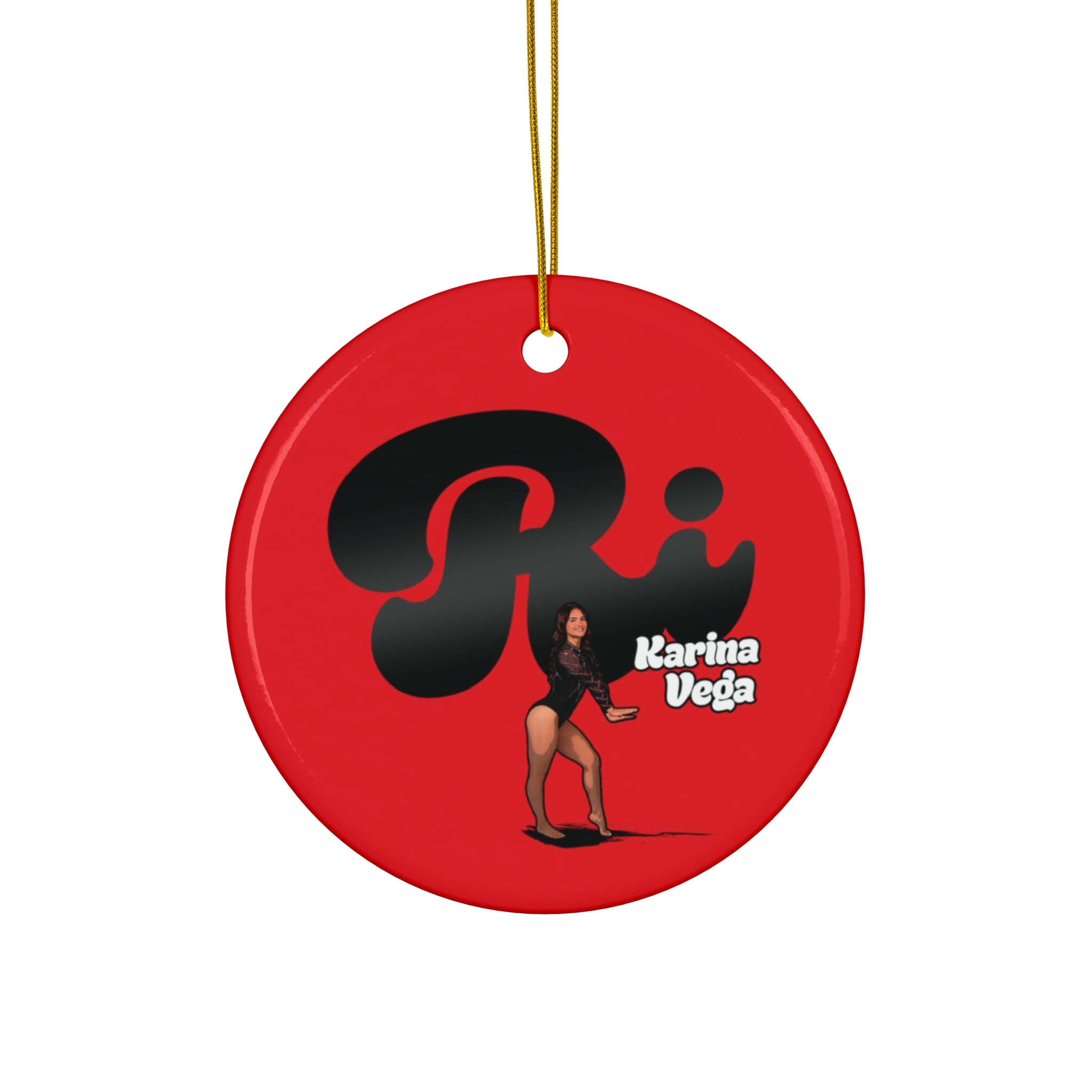 Karina Vega Ceramic Ornament