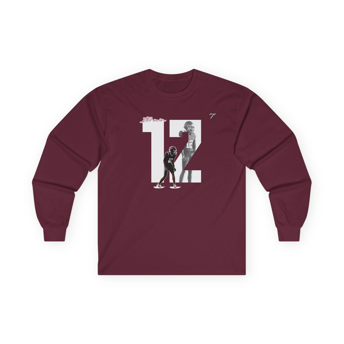 De'Traun Brown Long Sleeve Tee