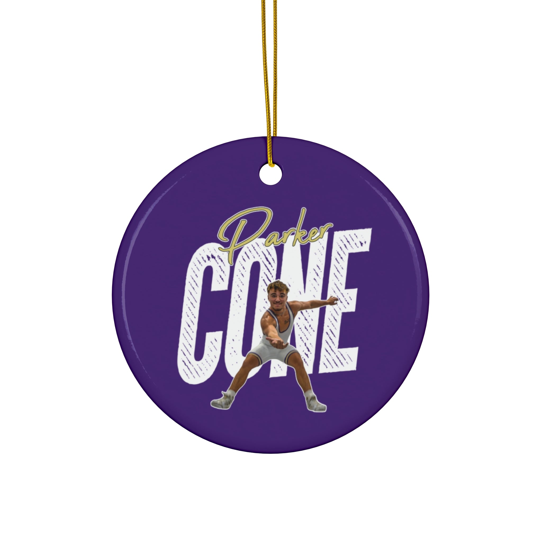Parker Cone Ceramic Ornament