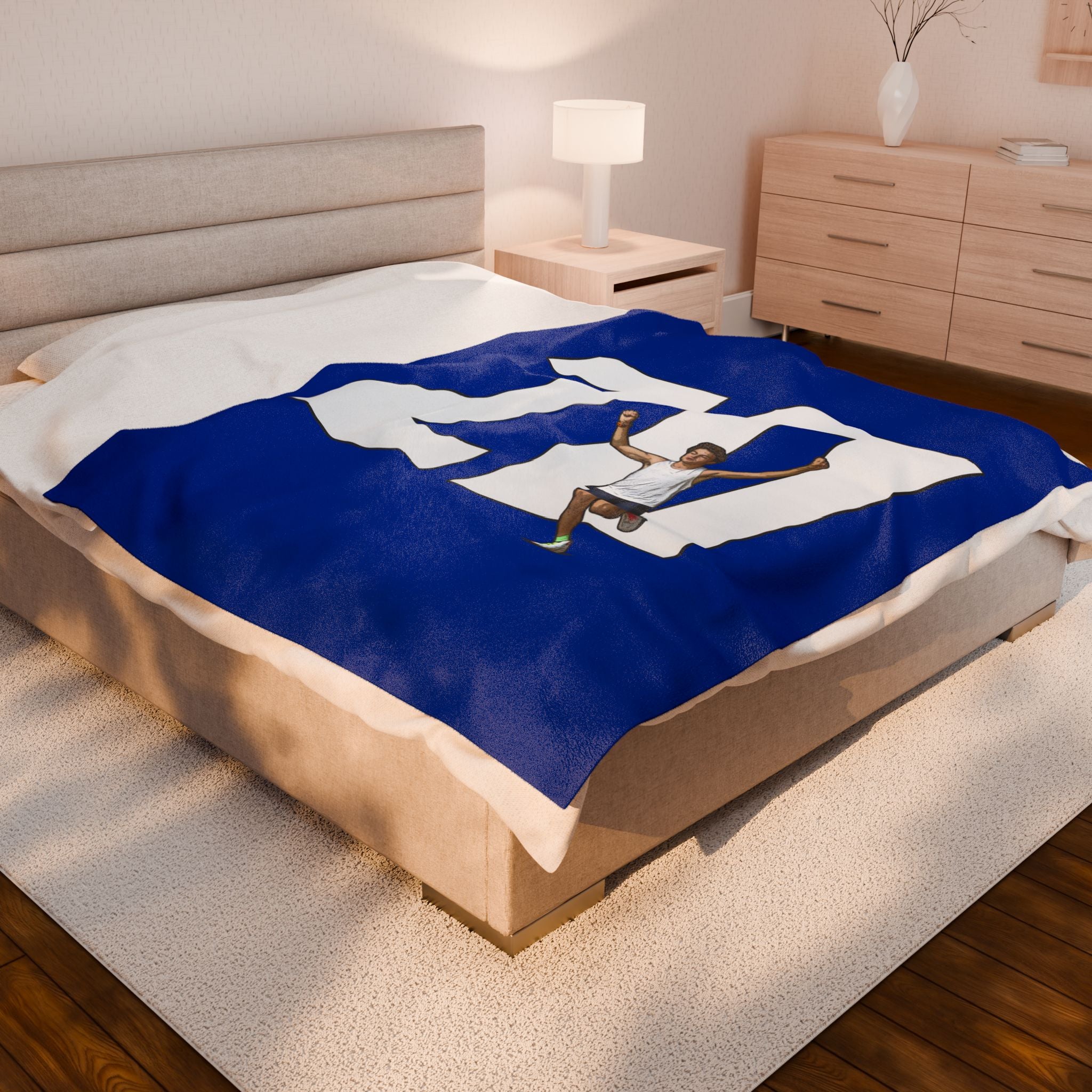 Lorenzo Lopes Velveteen Plush Blanket