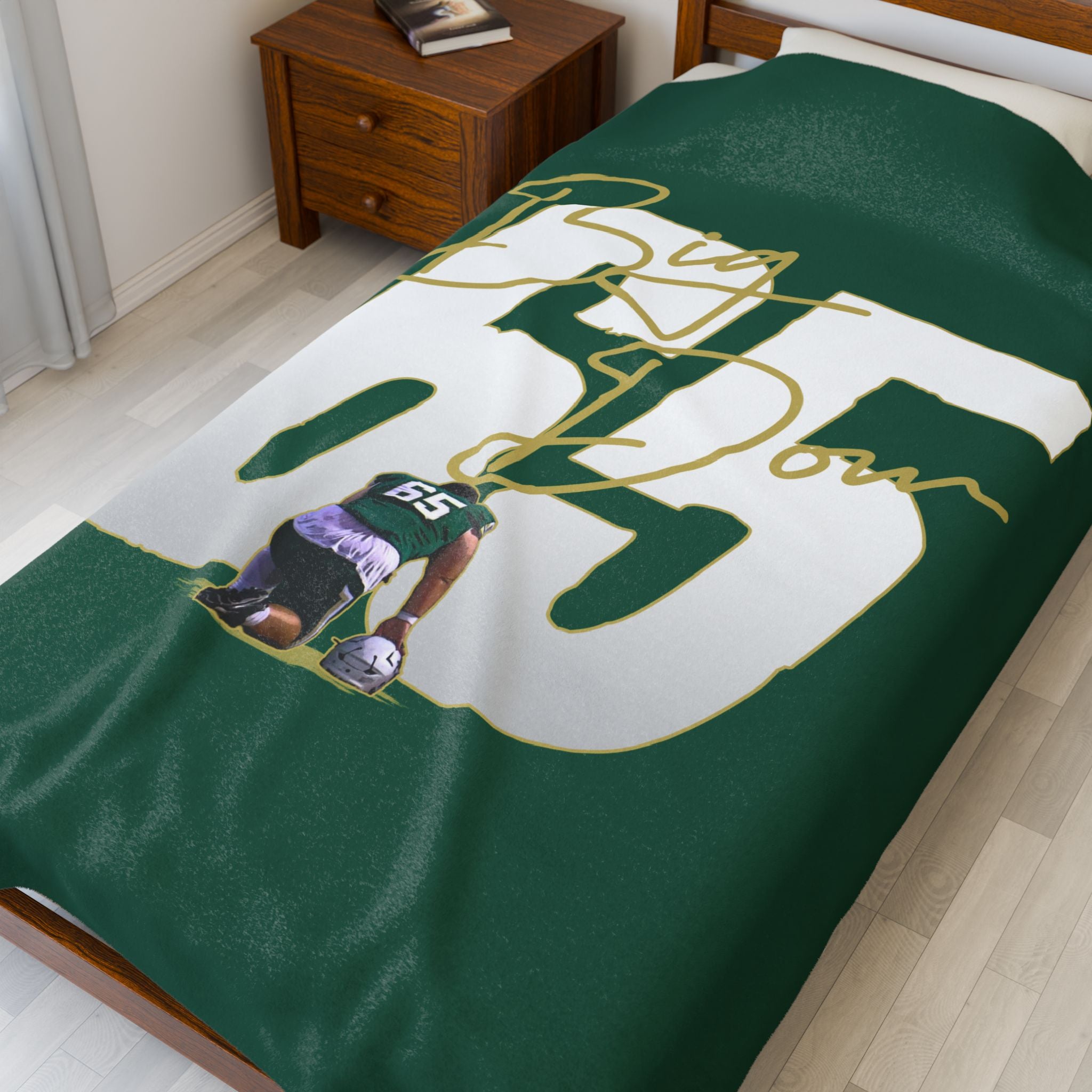 Dominic Zenkovich Velveteen Plush Blanket