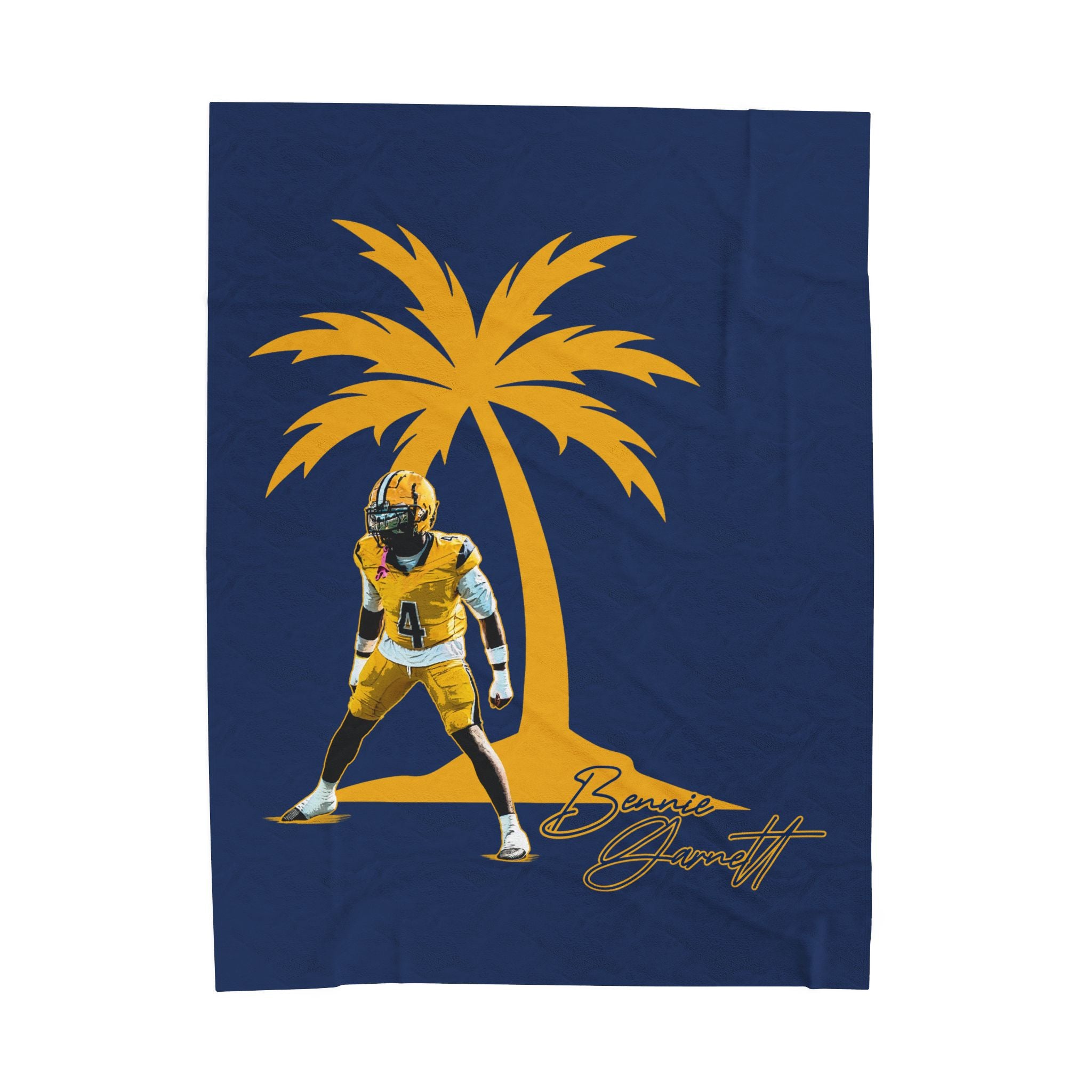 Bennie Garnett Velveteen Plush Blanket