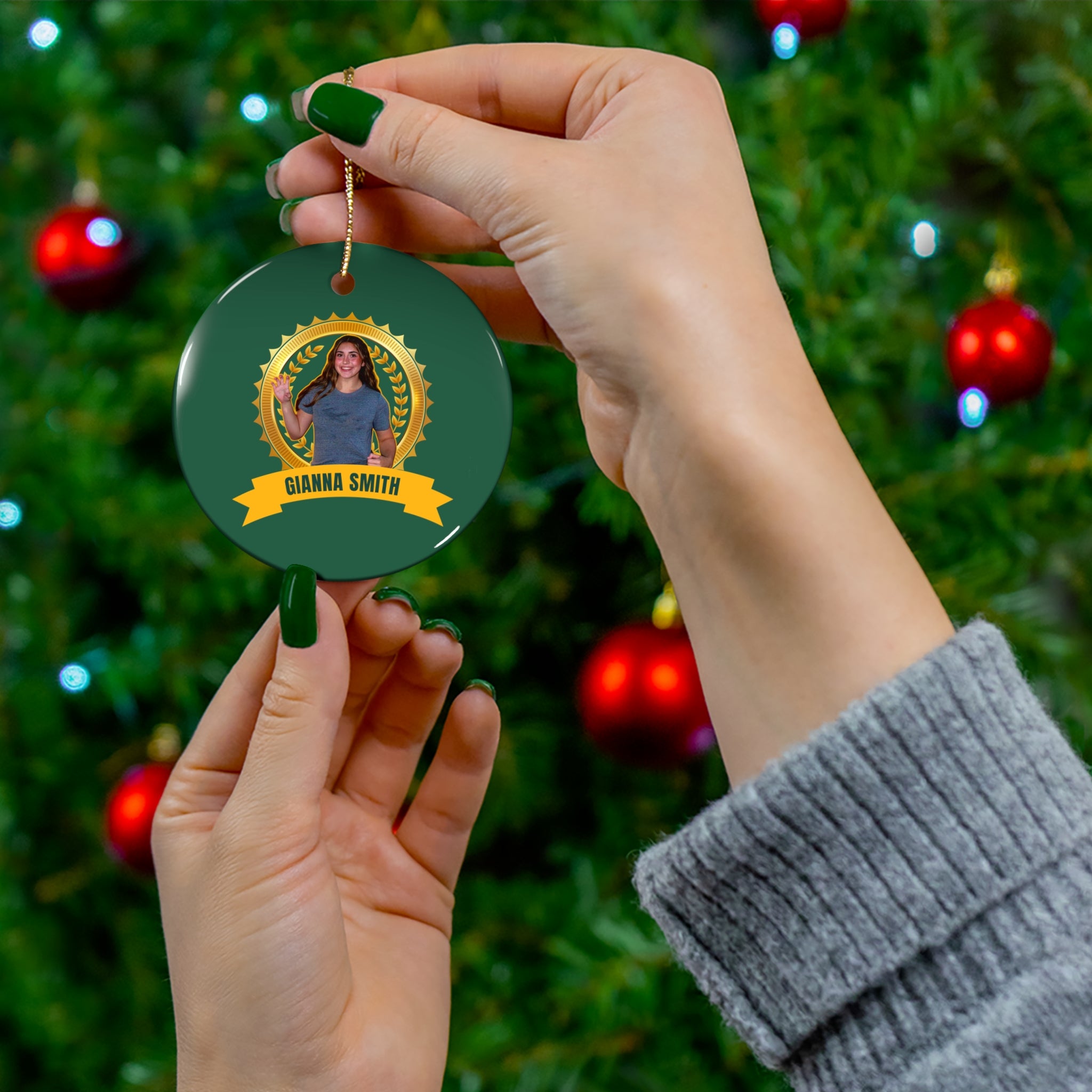 Gianna Smith Ceramic Ornament