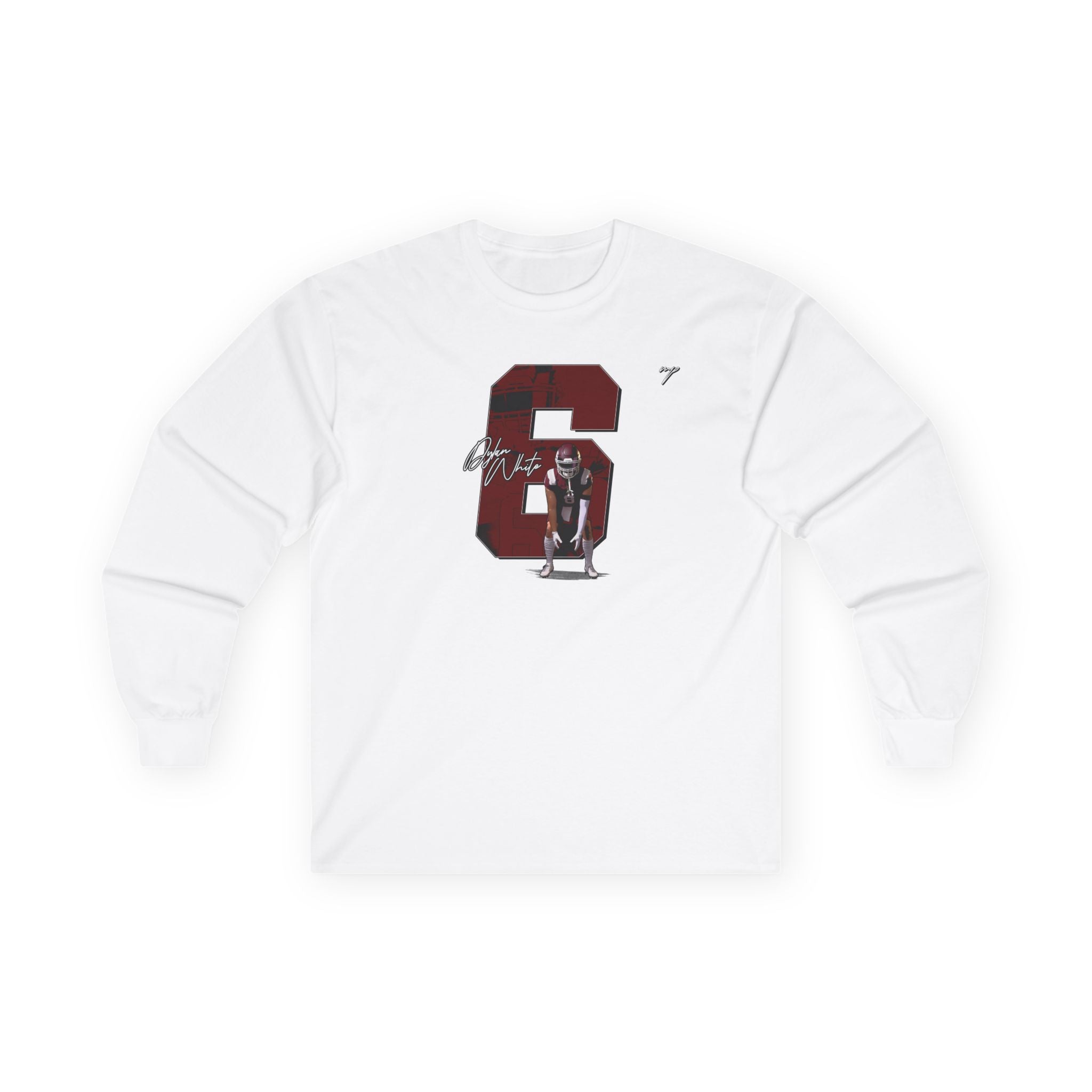 Dylan White Long Sleeve Tee