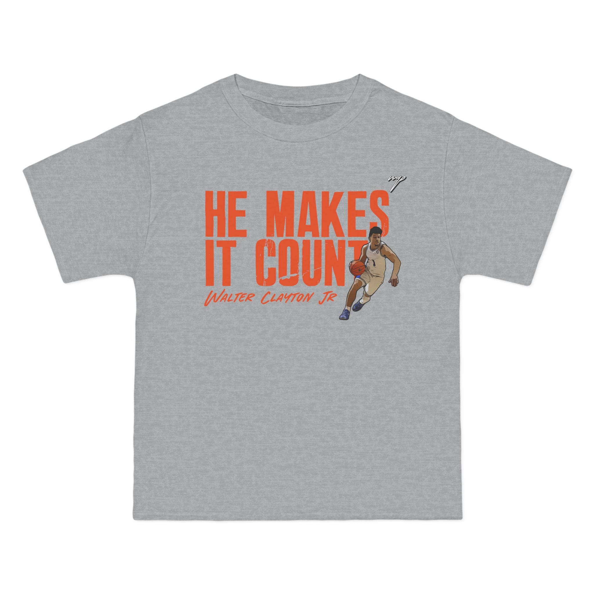 Walter Clayton Jr. HE MAKES IT COUNT Tee Shirt