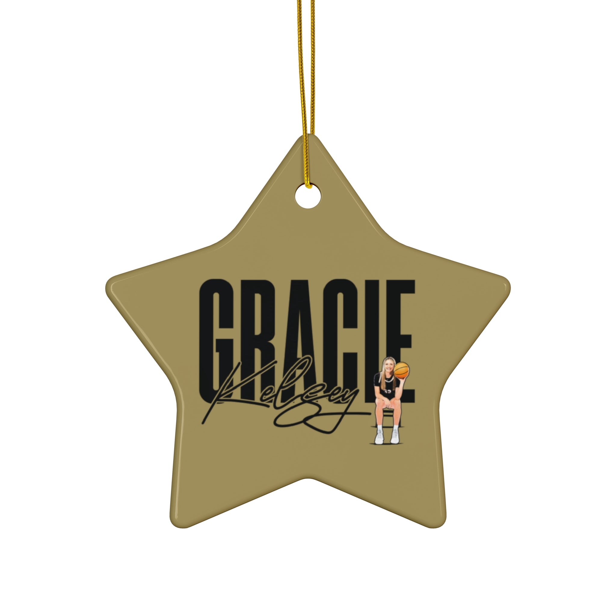 Gracie Kelsey Ceramic Ornament