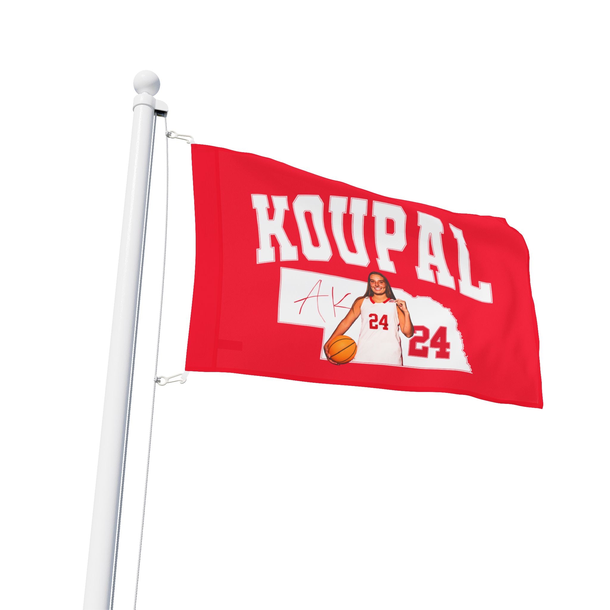 Ashlyn Koupal Custom Flag