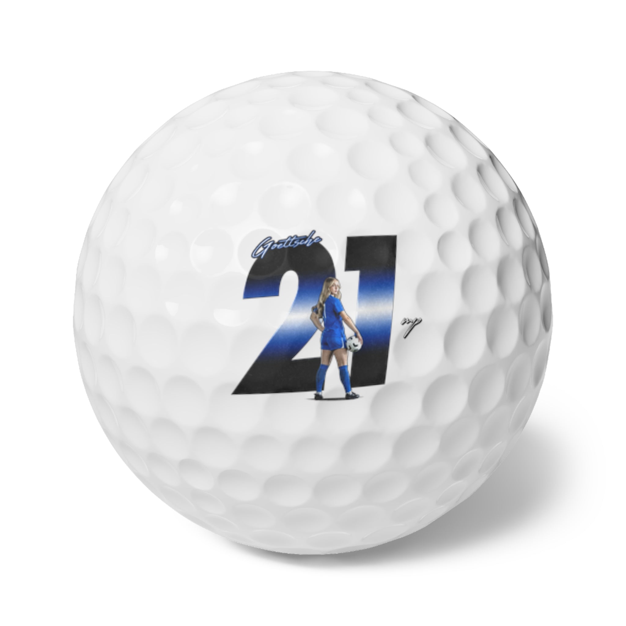 Mia Goettsche Golf Balls, 6pc