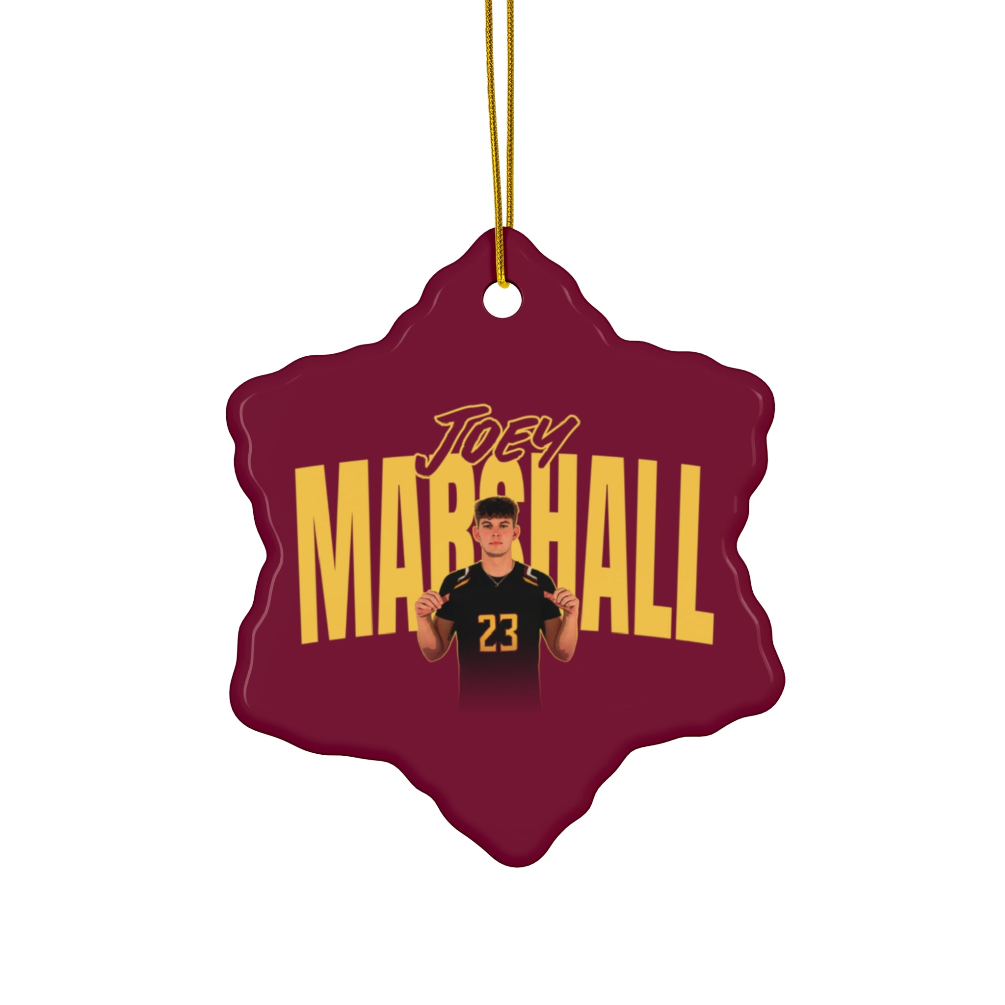 Joey Marshall Ceramic Ornament