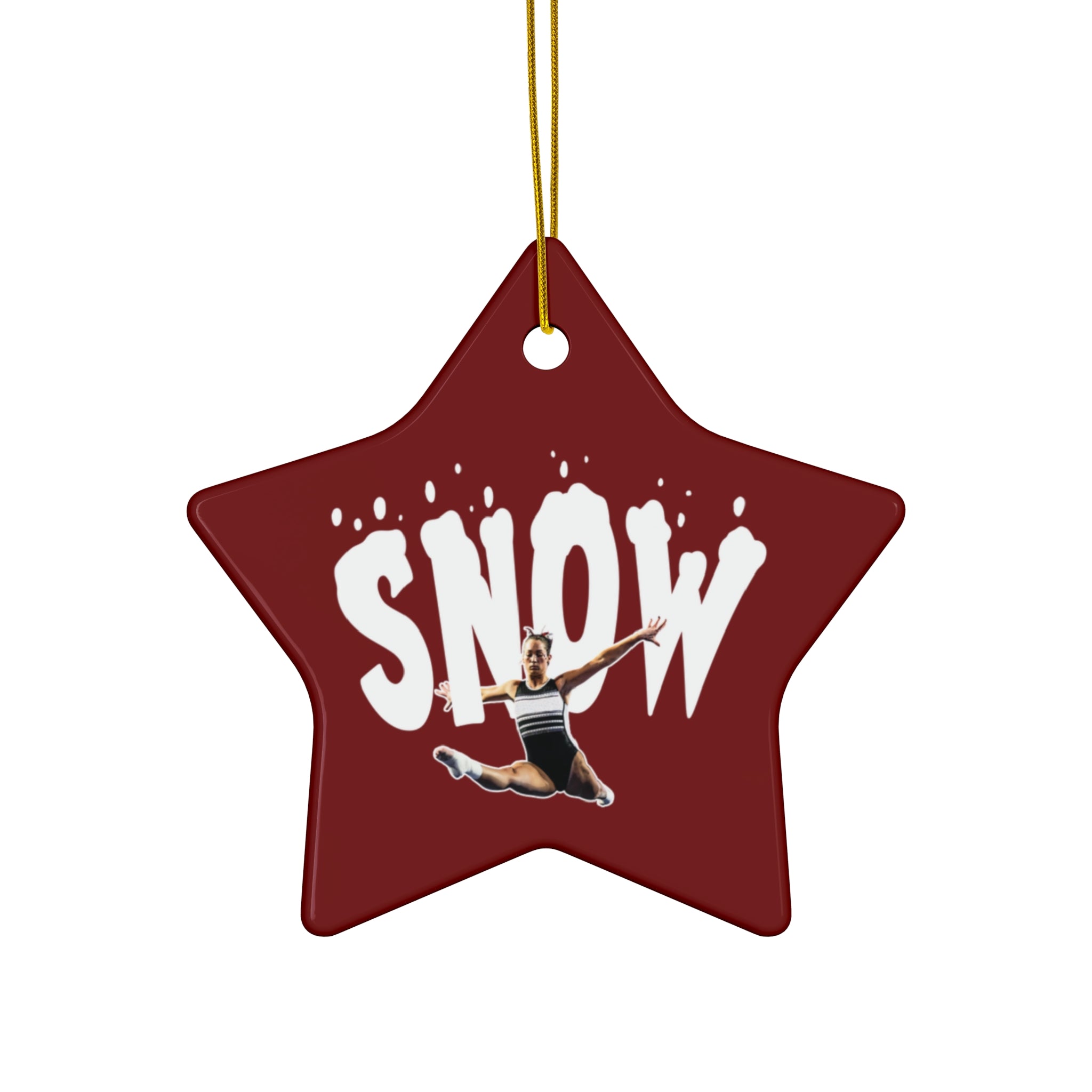 Hurley Snow Ceramic Ornament