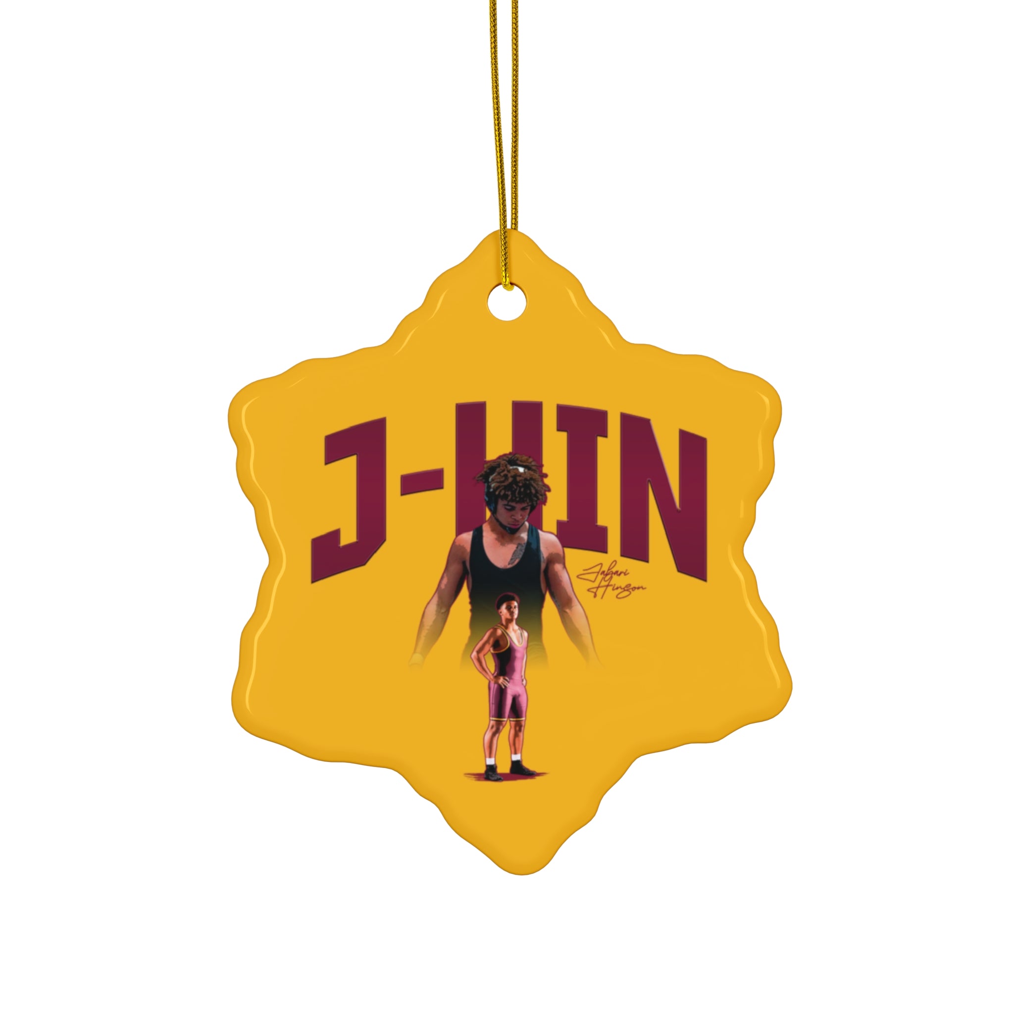 Jabari Hinson Ceramic Ornament
