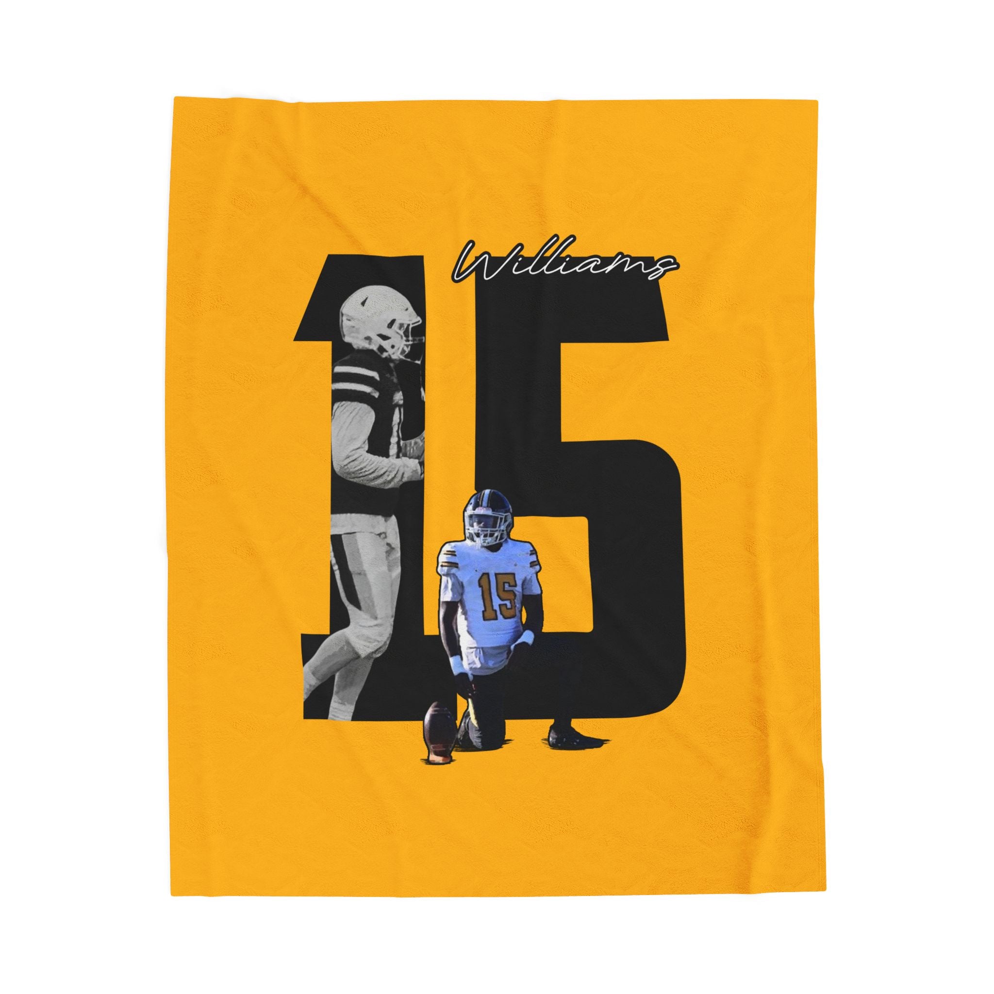 Dirrell Williams Velveteen Plush Blanket