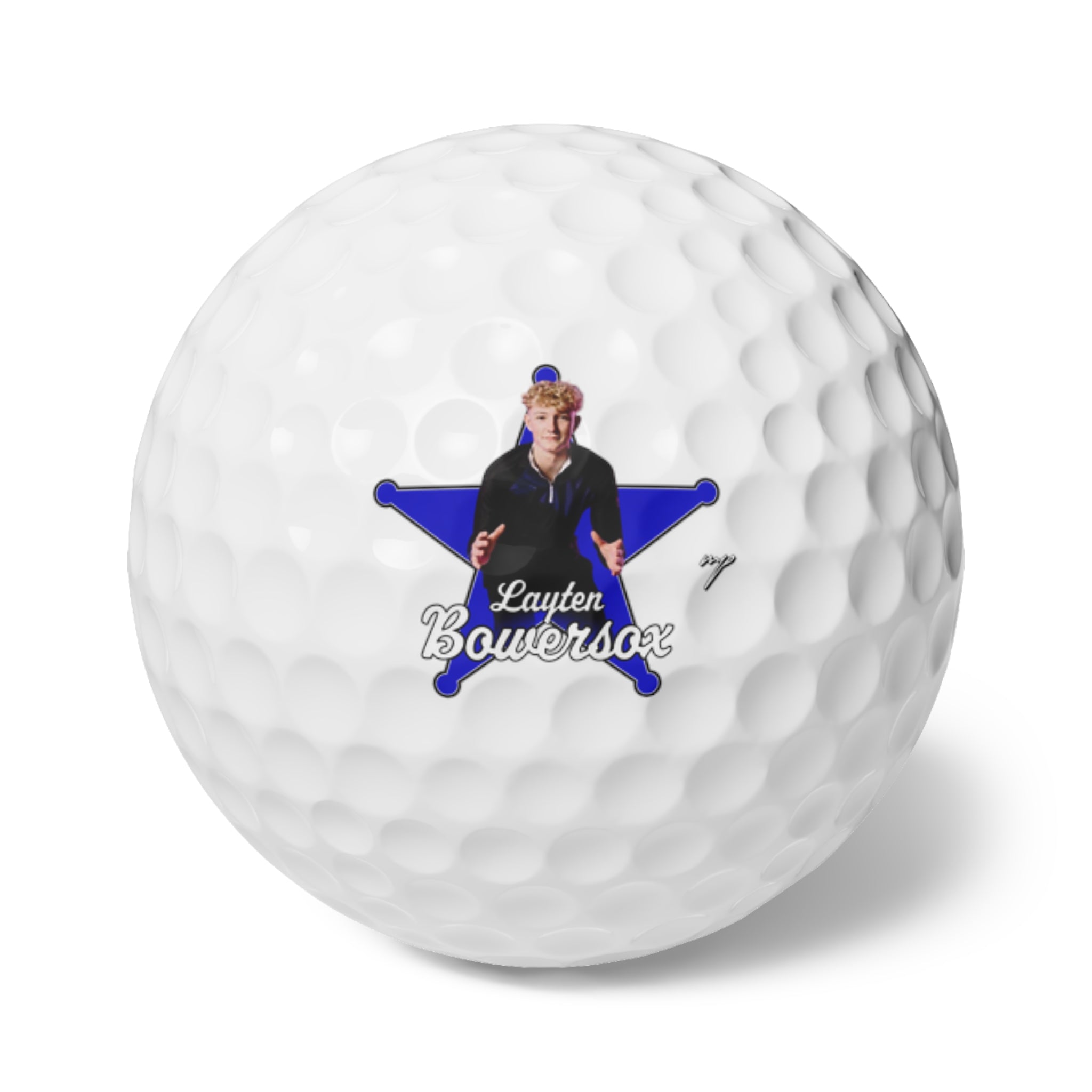 Layten Bowersox Golf Balls, 6pc