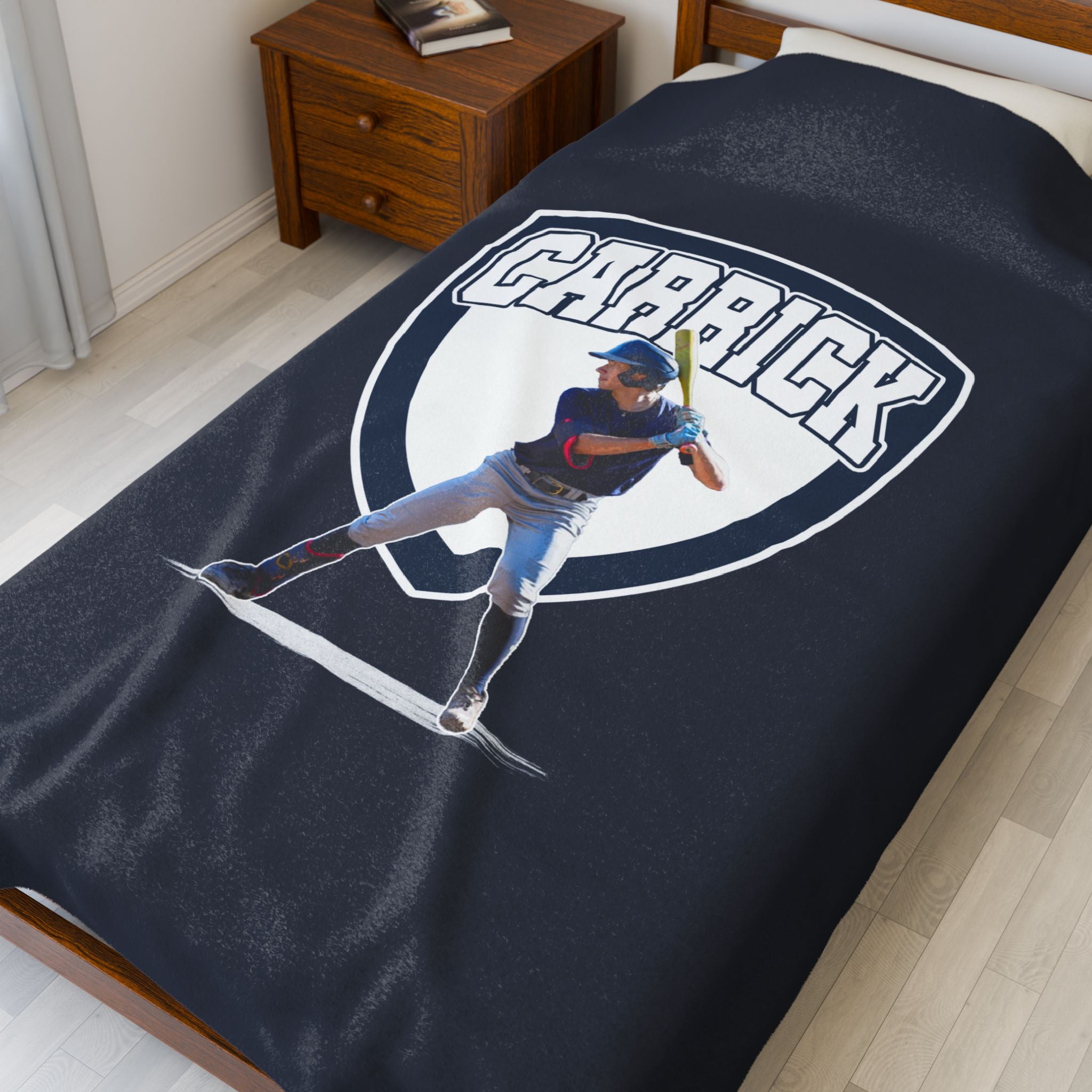 Carrick Ryan Velveteen Plush Blanket
