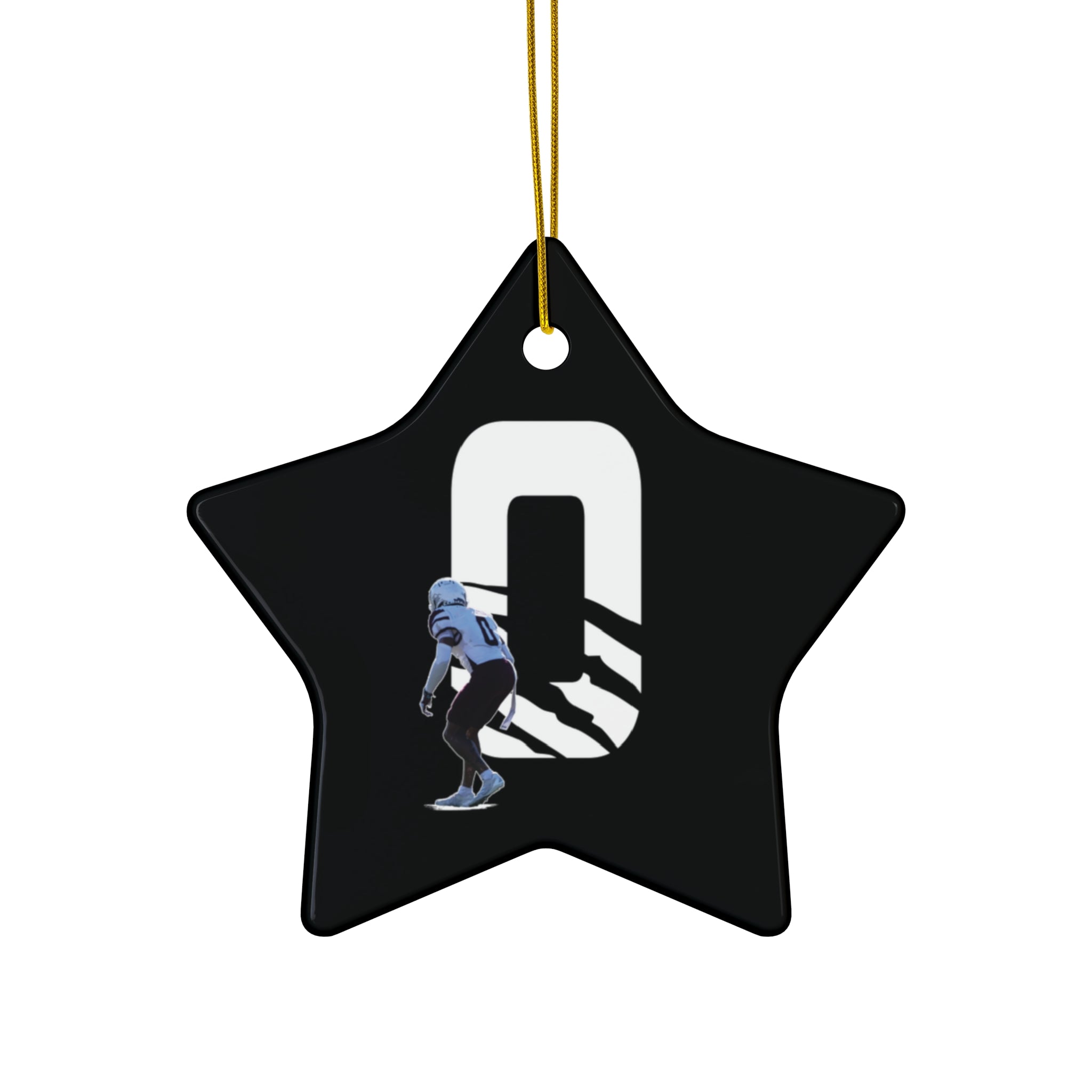 Aaron Cyrus Ceramic Ornament