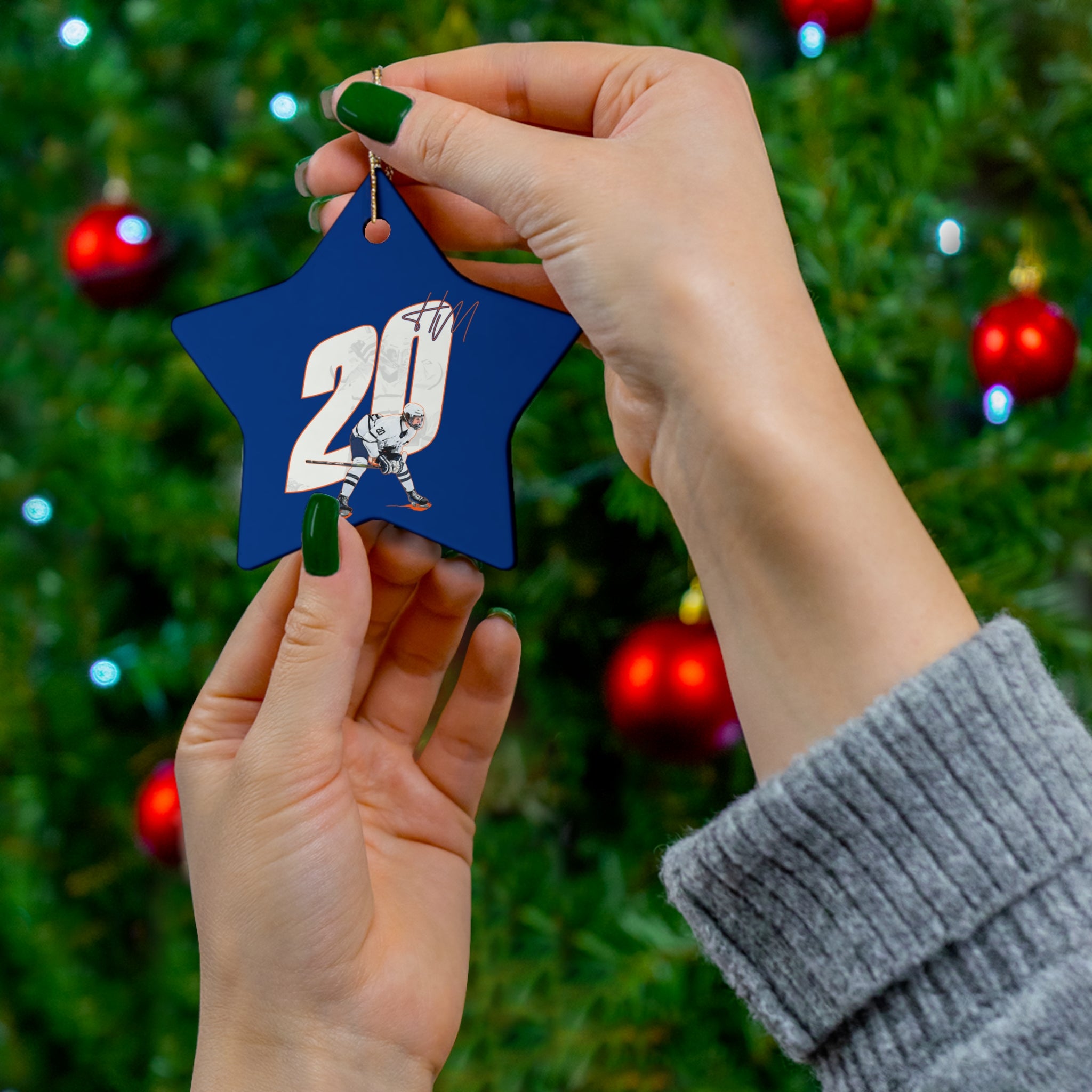 Hunter Mangan Ceramic Ornament