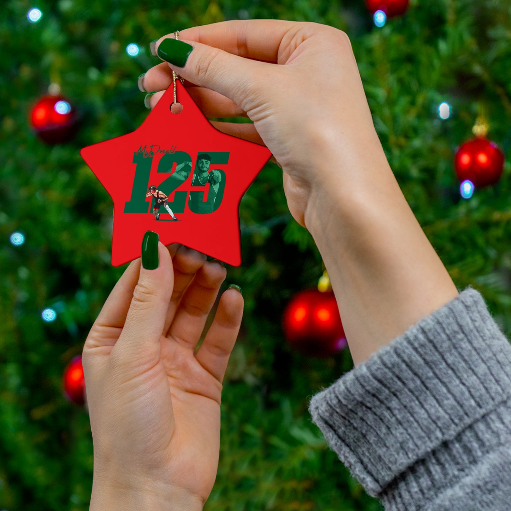 Dylan McDonald Ceramic Ornament