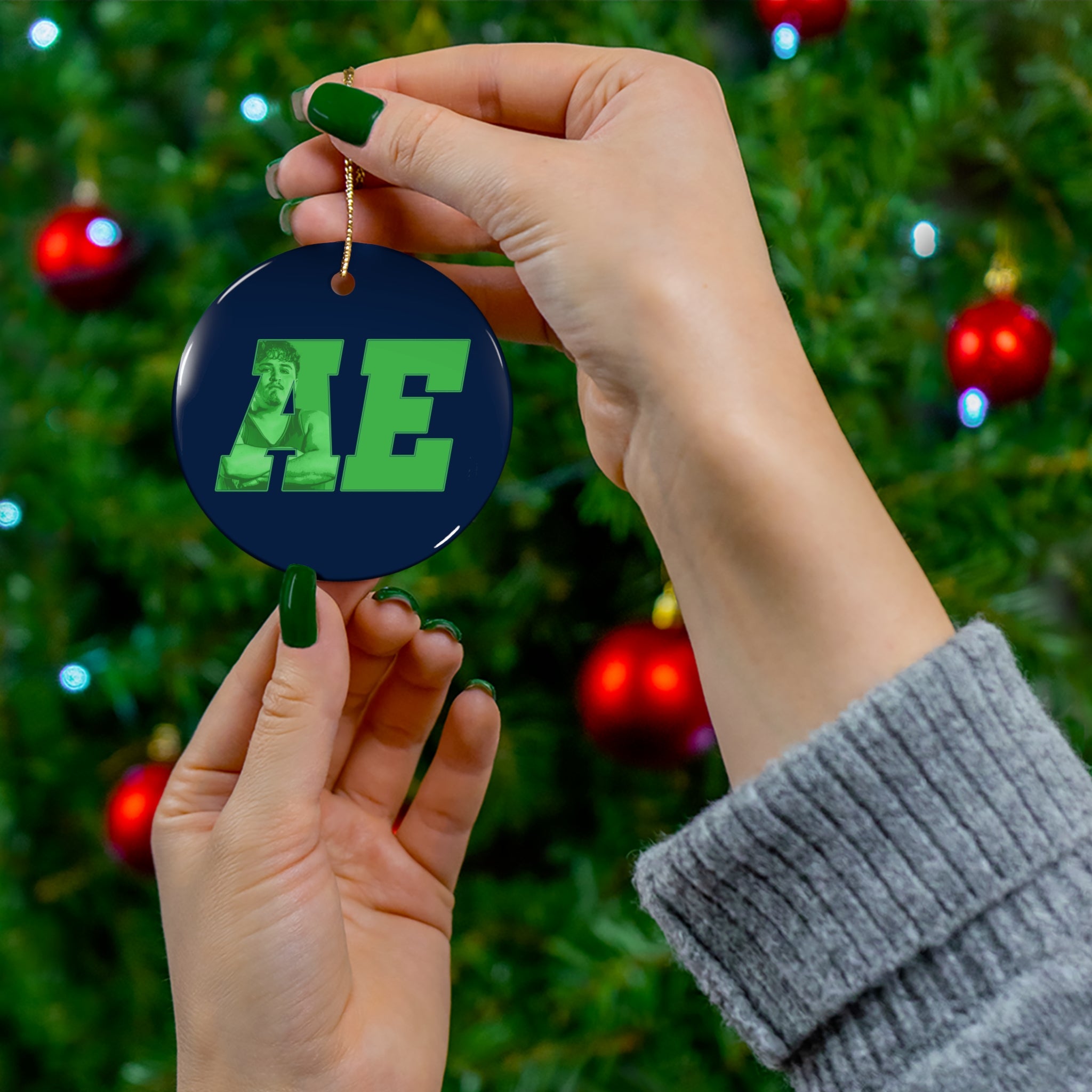 Anthony Estrada Ceramic Ornament