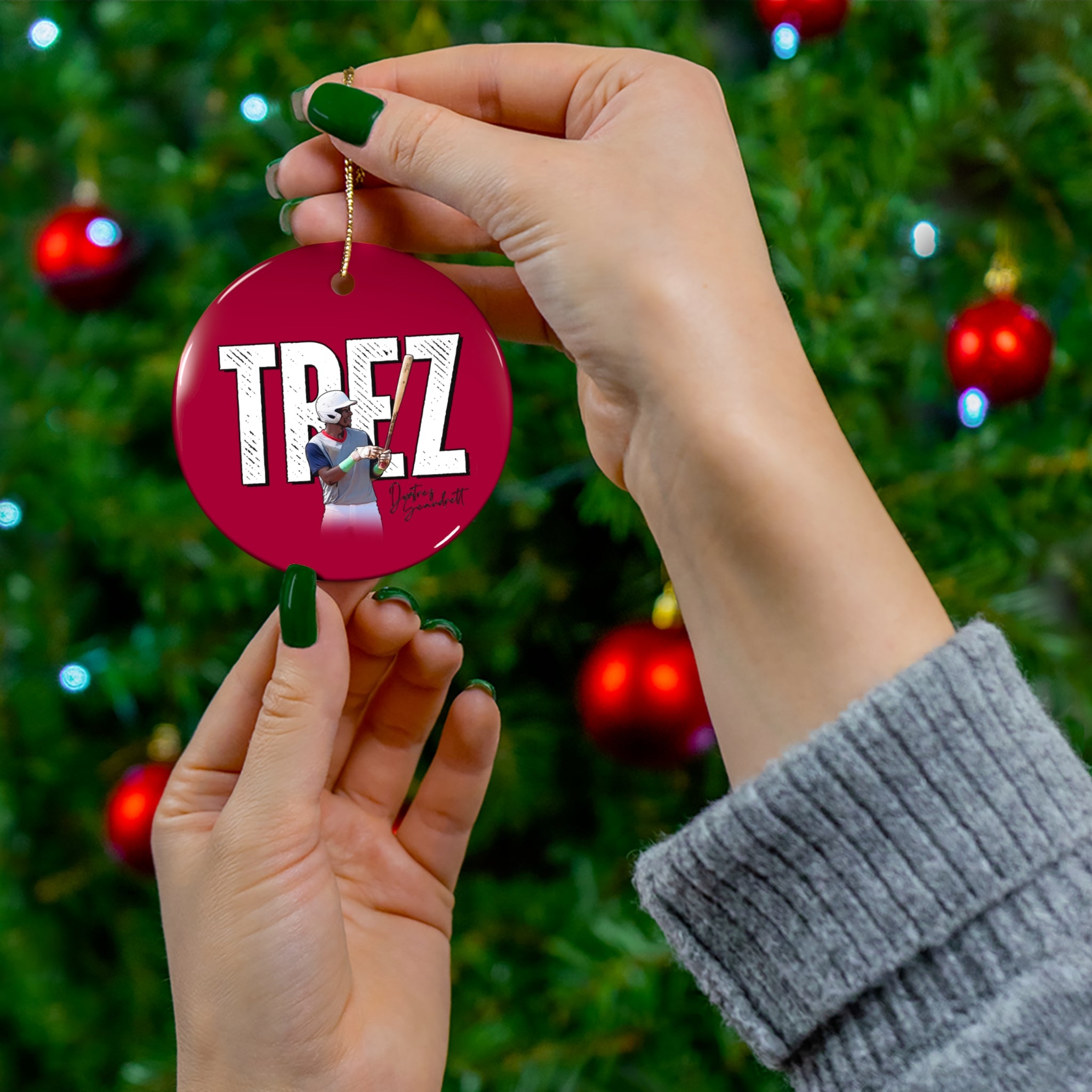 Dontrez Scandrett Ceramic Ornament