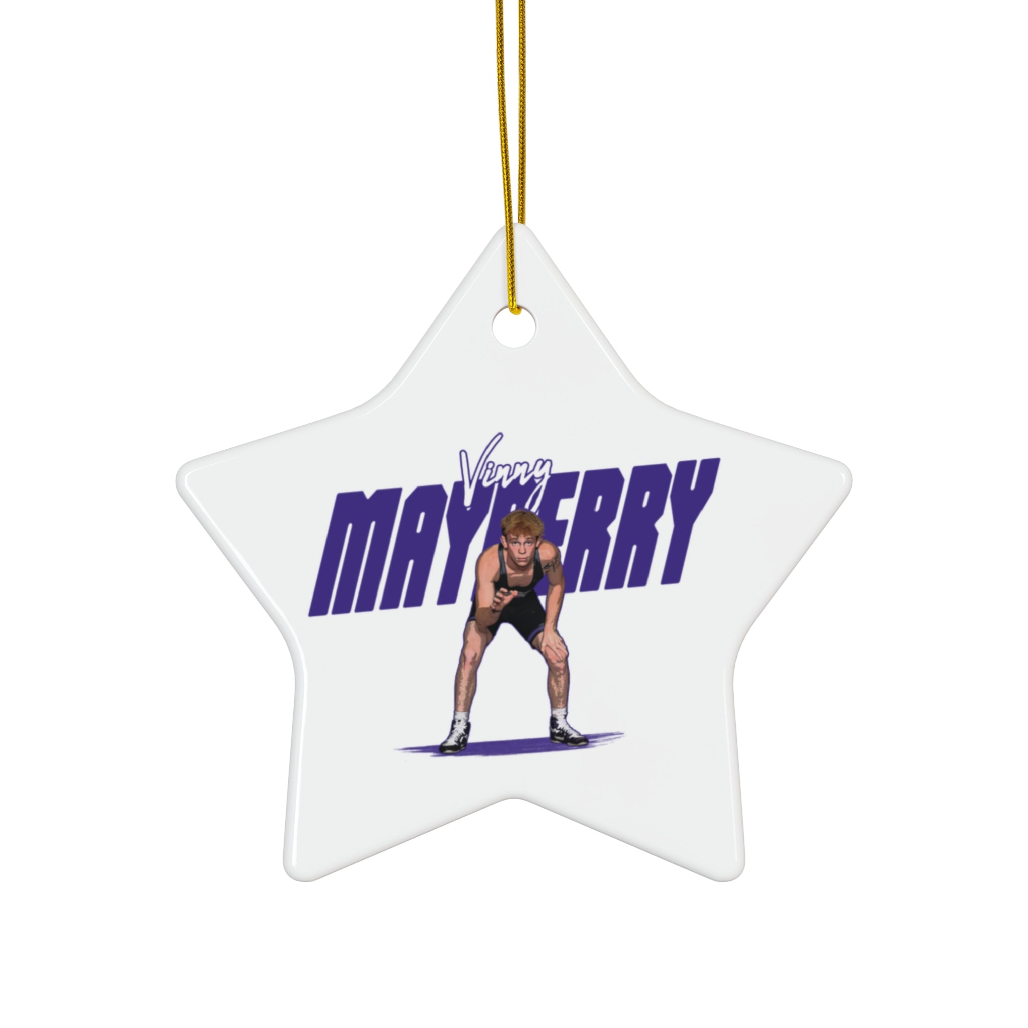 Vinny Mayberry Ceramic Ornament