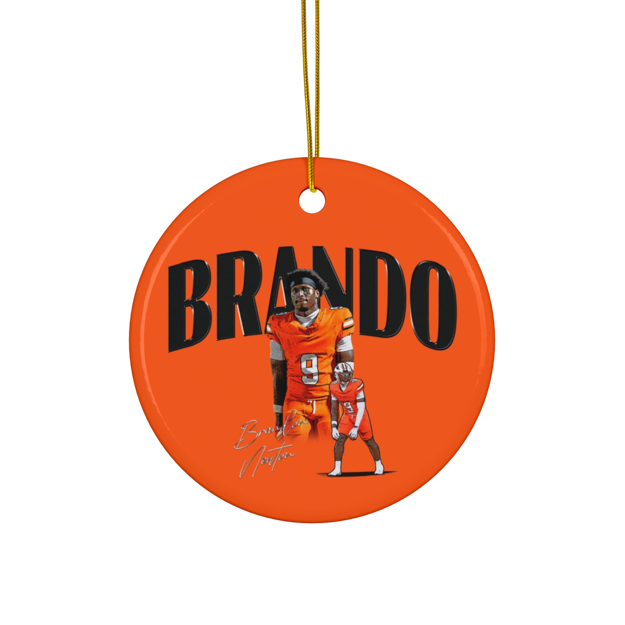 Brandon Newton Ceramic Ornament