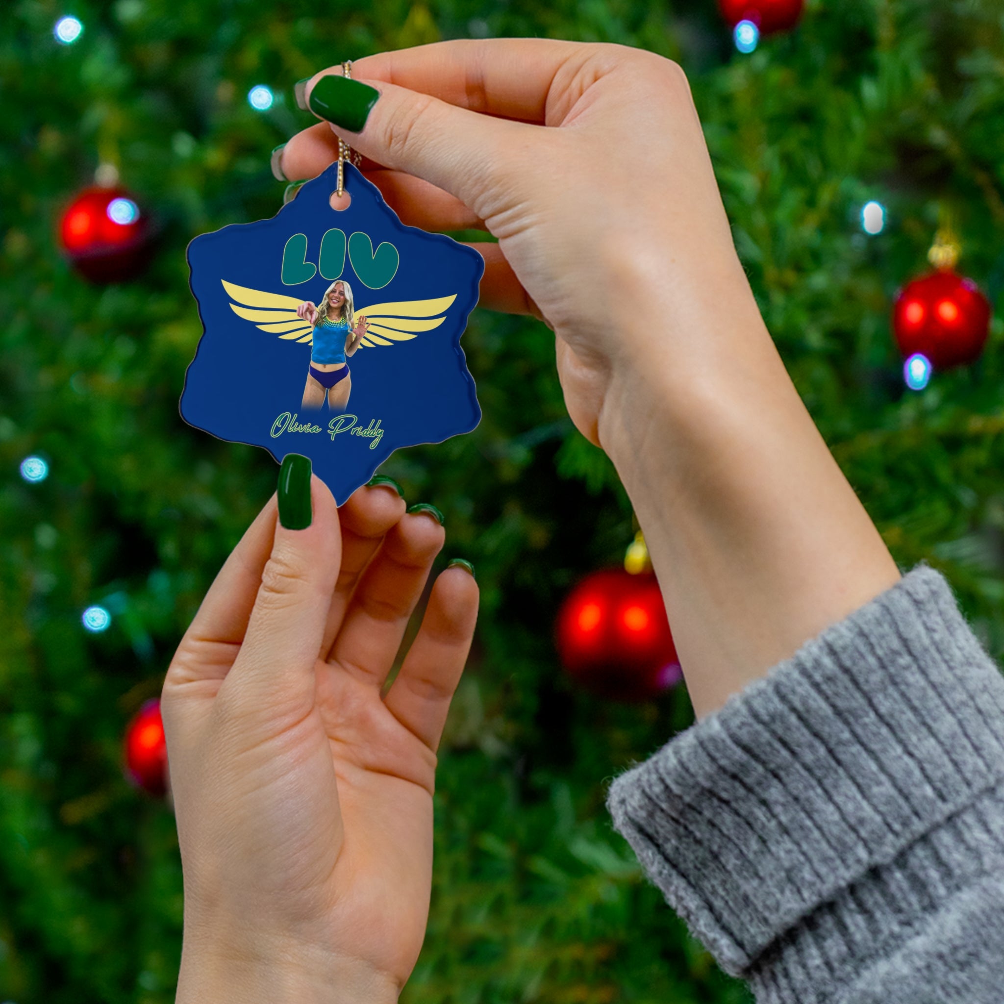 Olivia Priddy Ceramic Ornament