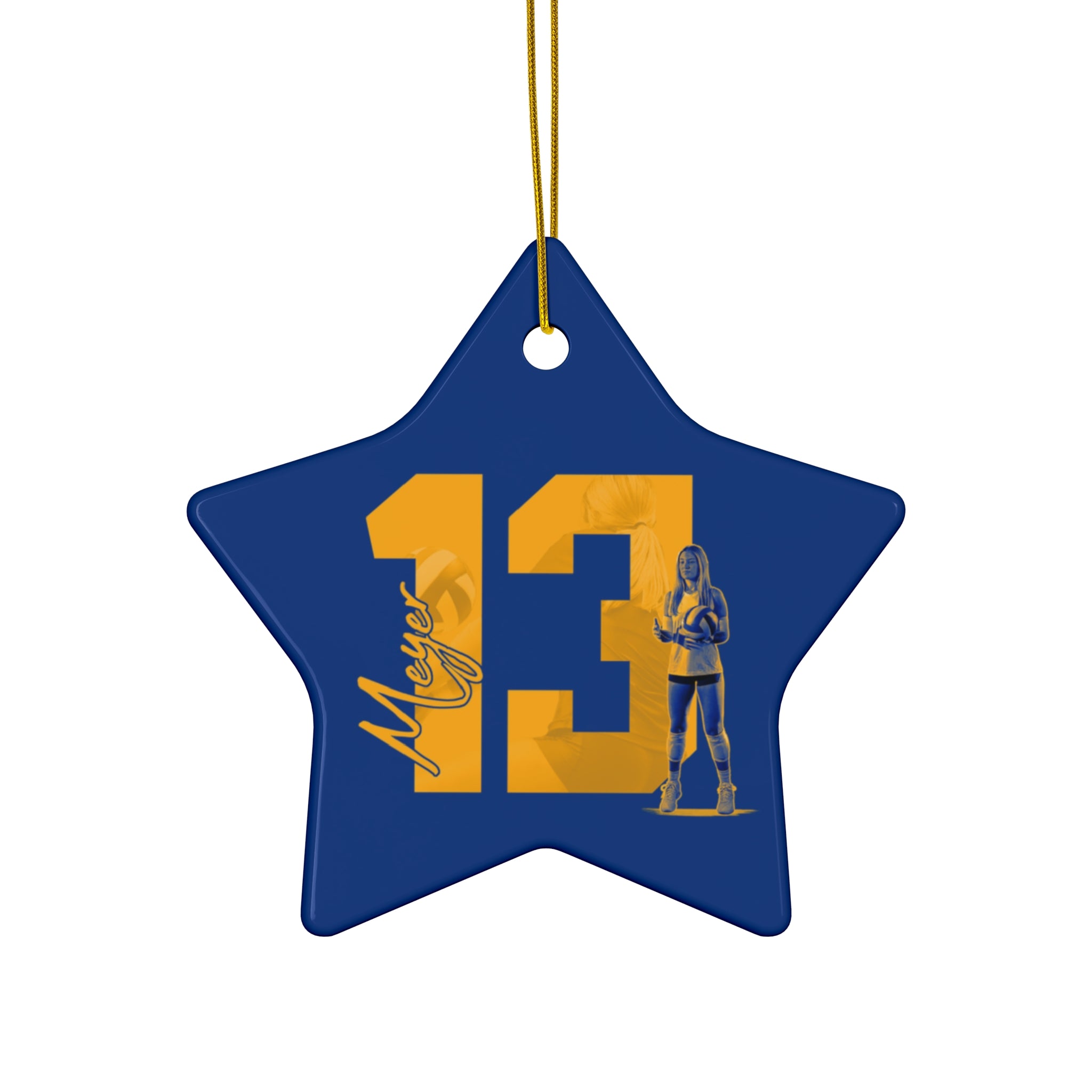 Mallorie Meyer Ceramic Ornament