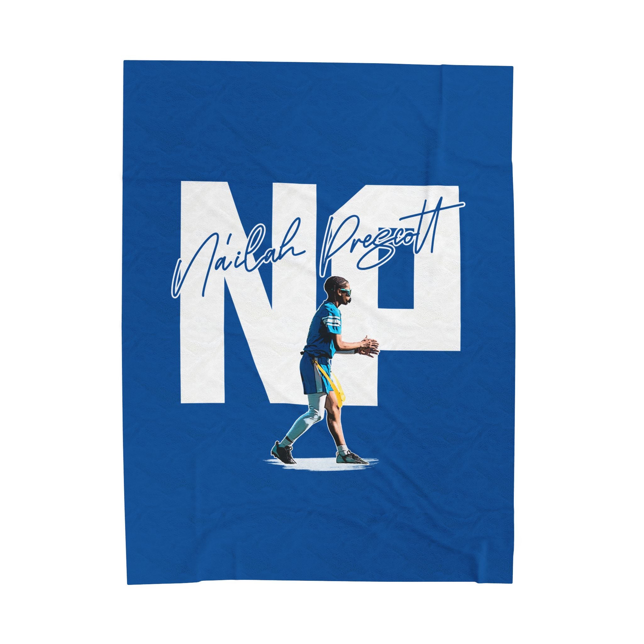 Na'ilah Prescott Velveteen Plush Blanket