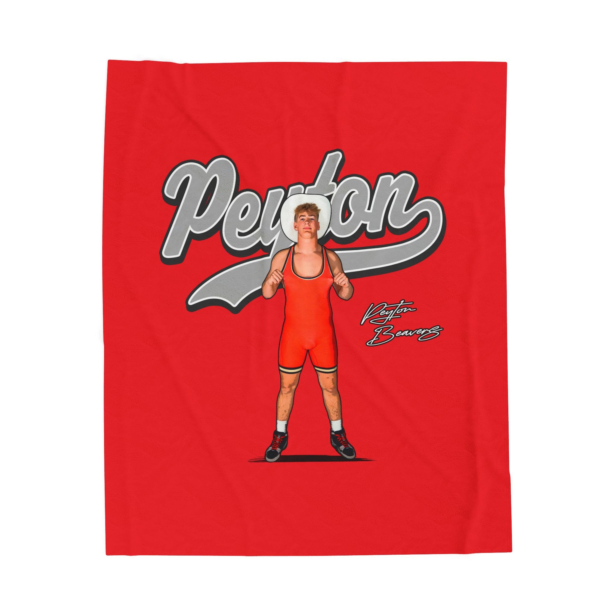 Peyton Beavers Velveteen Plush Blanket