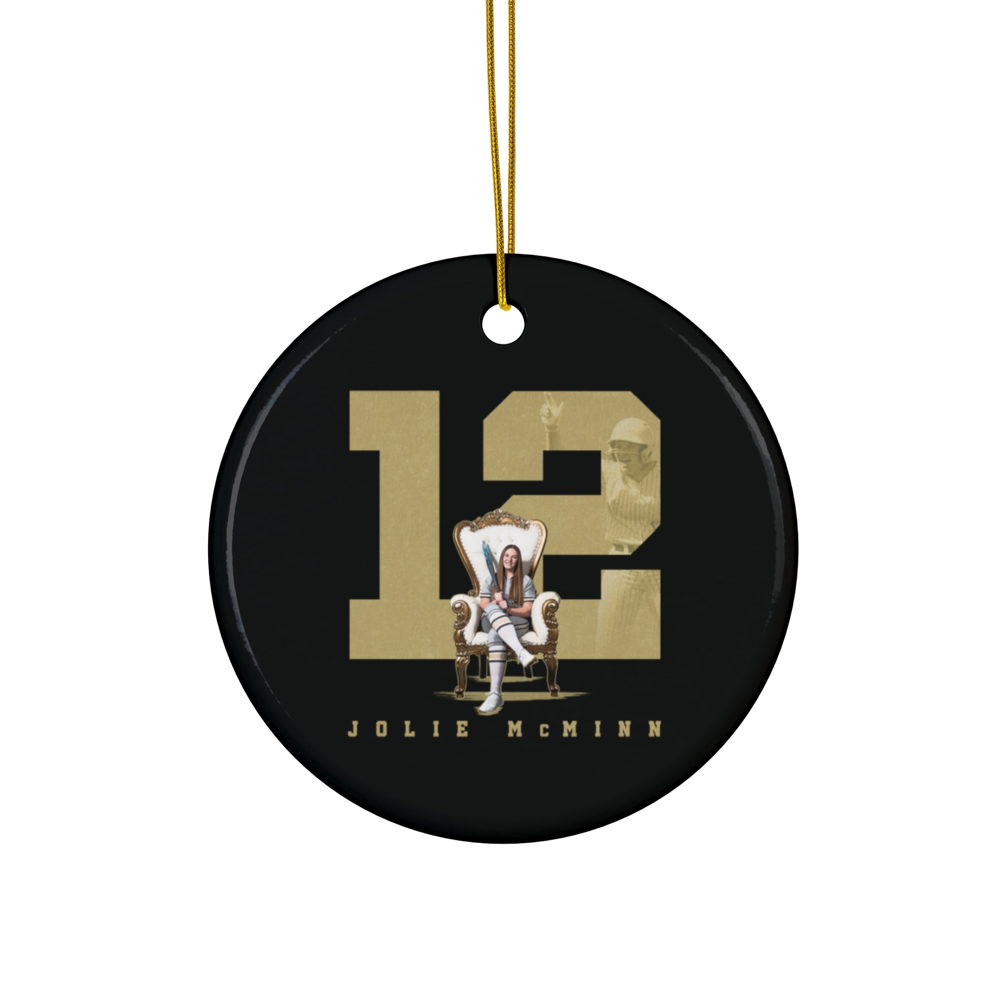 Jolie McMinn Ceramic Ornament