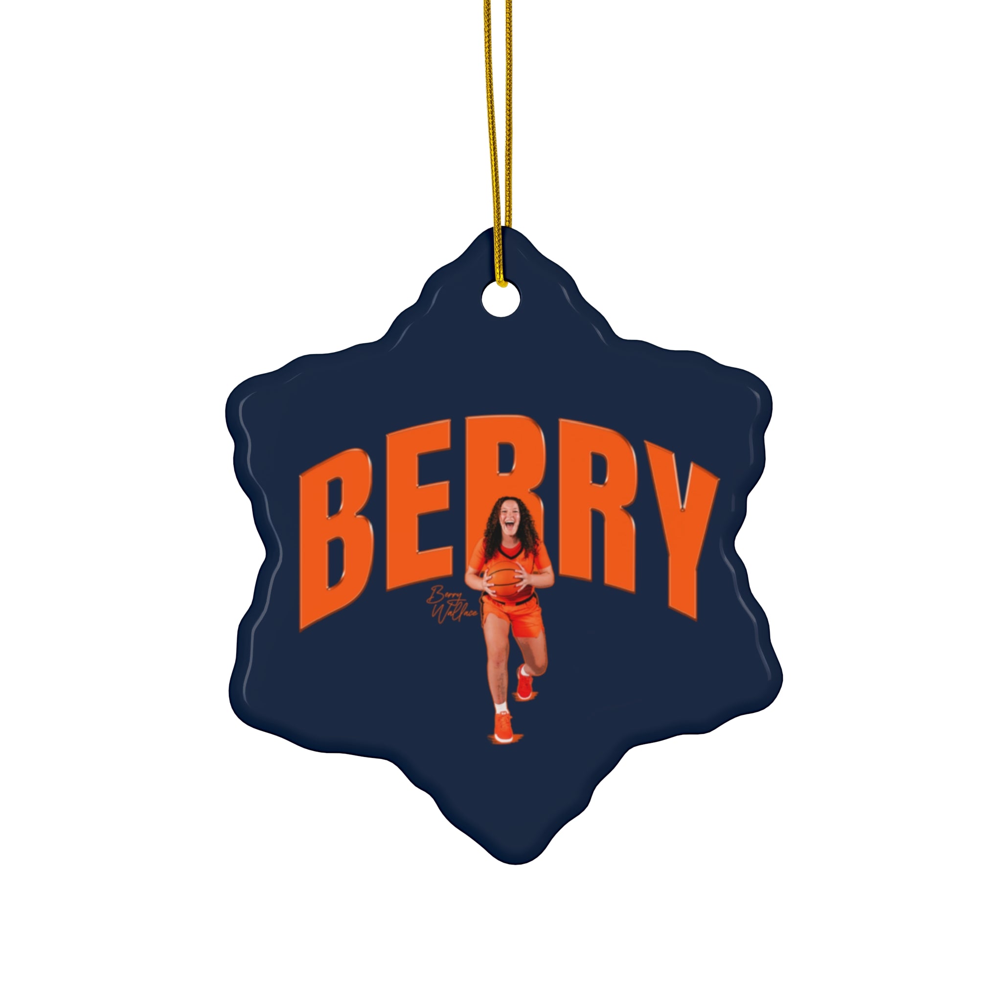 Berry Wallace Ceramic Ornament