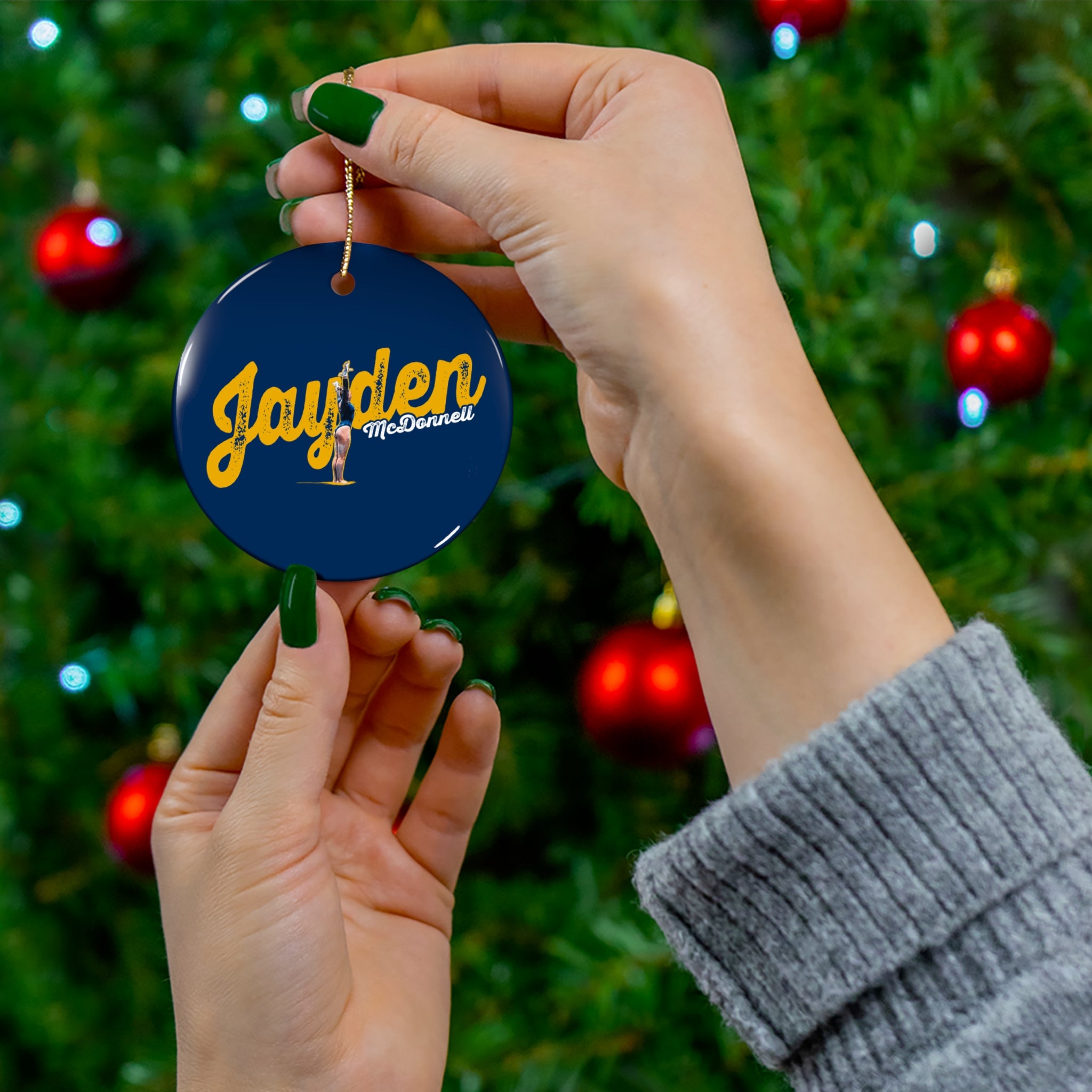 Jayden McDonnell Ceramic Ornament