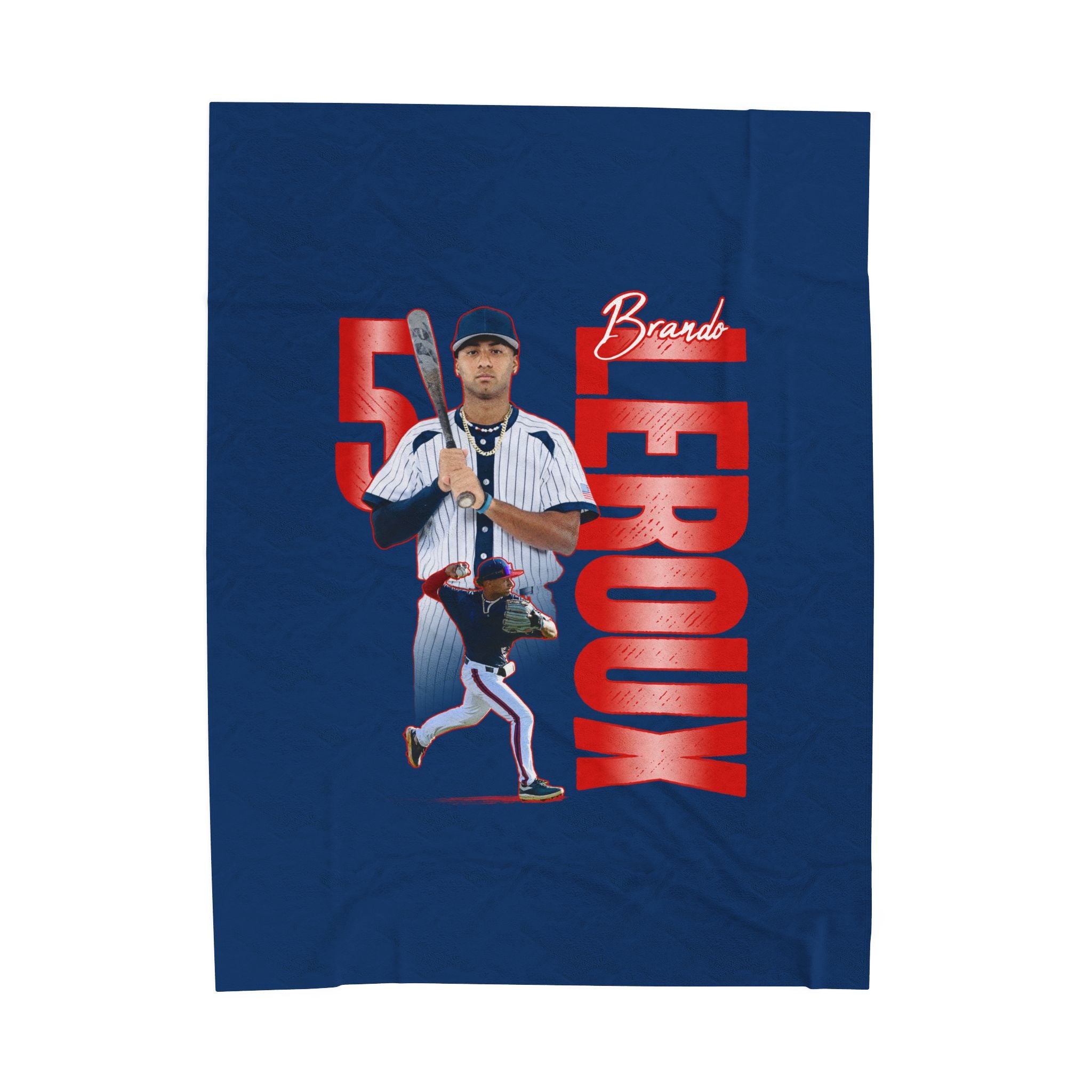 Brando Leroux Velveteen Plush Blanket