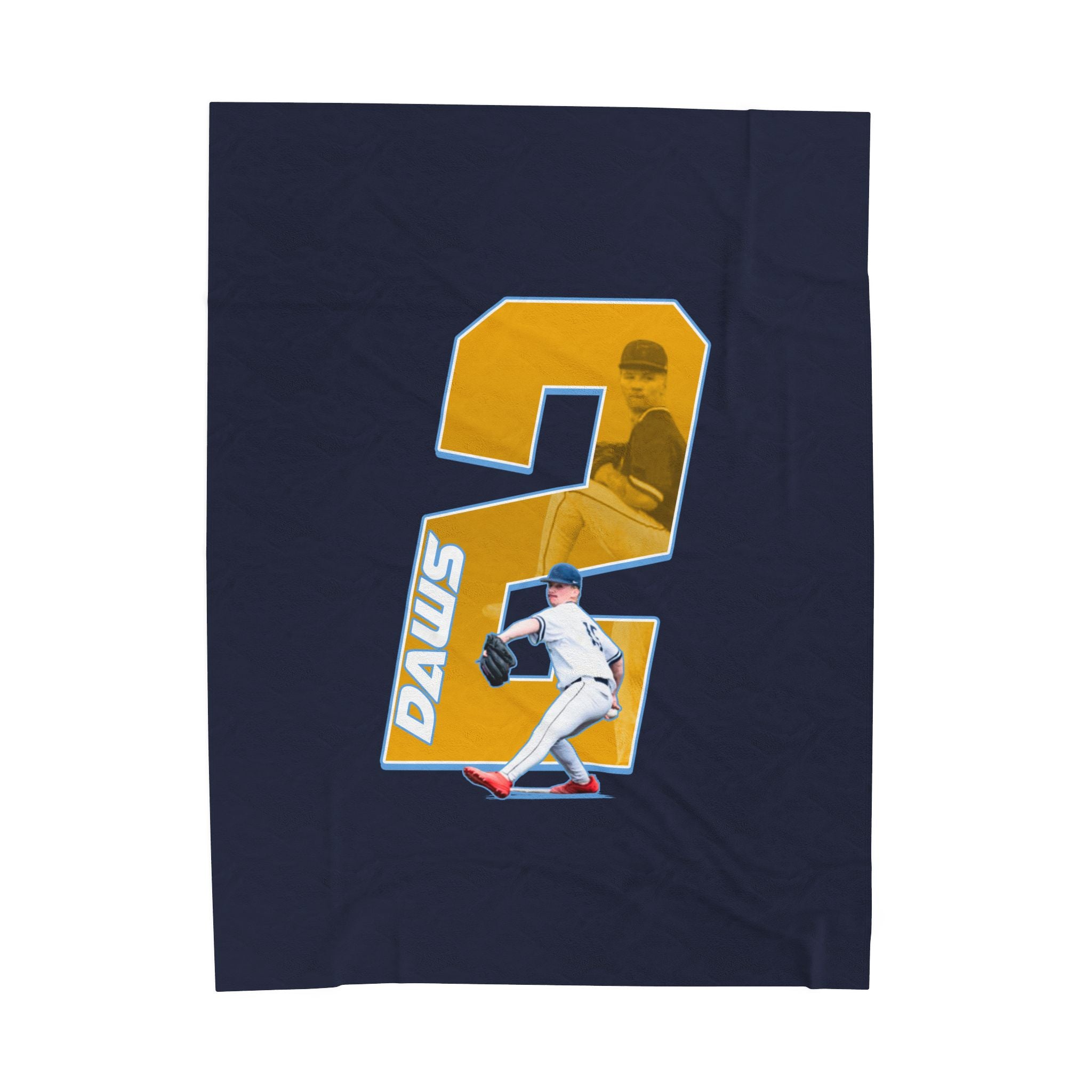 Collin Daws Velveteen Plush Blanket