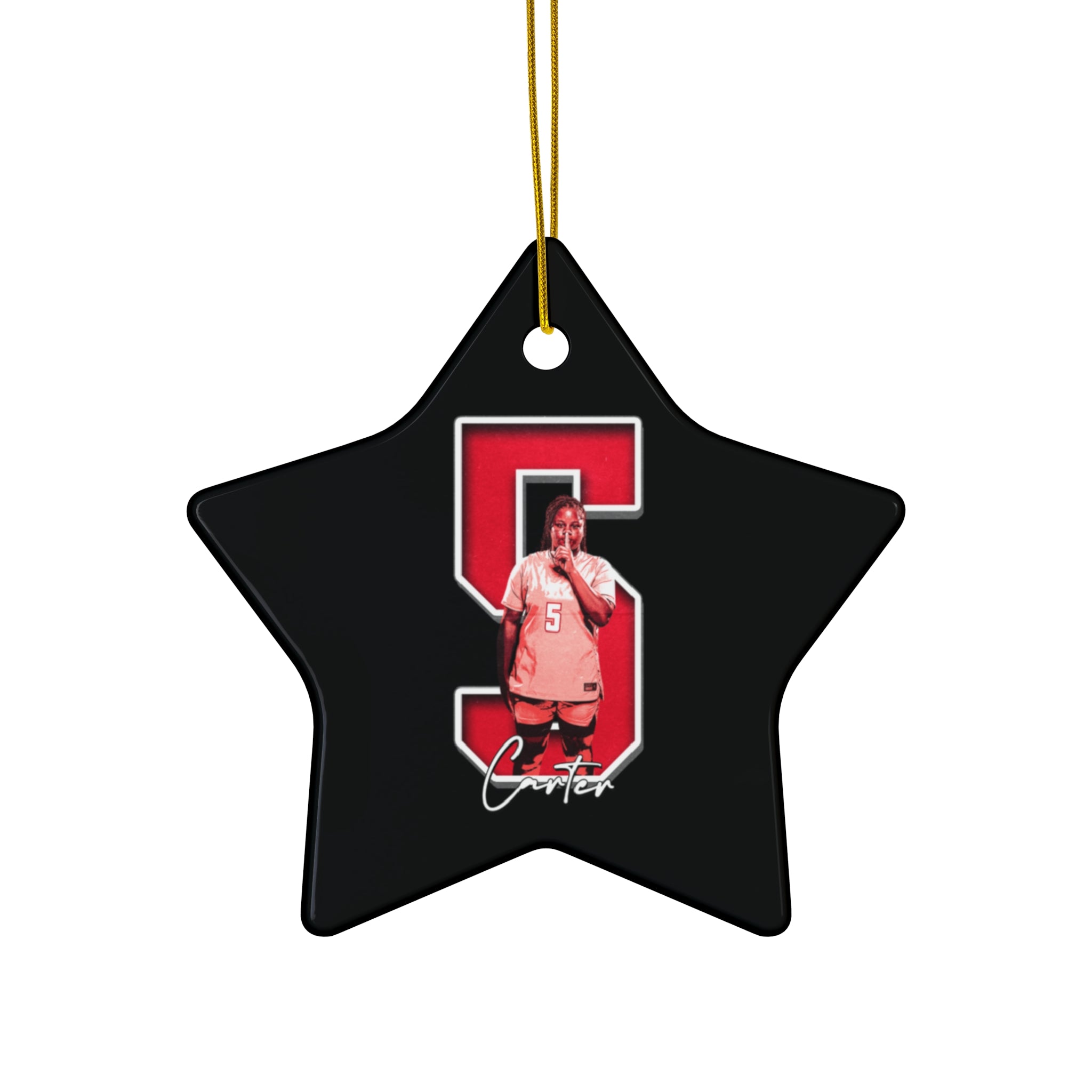 Jayla Carter Ceramic Ornament