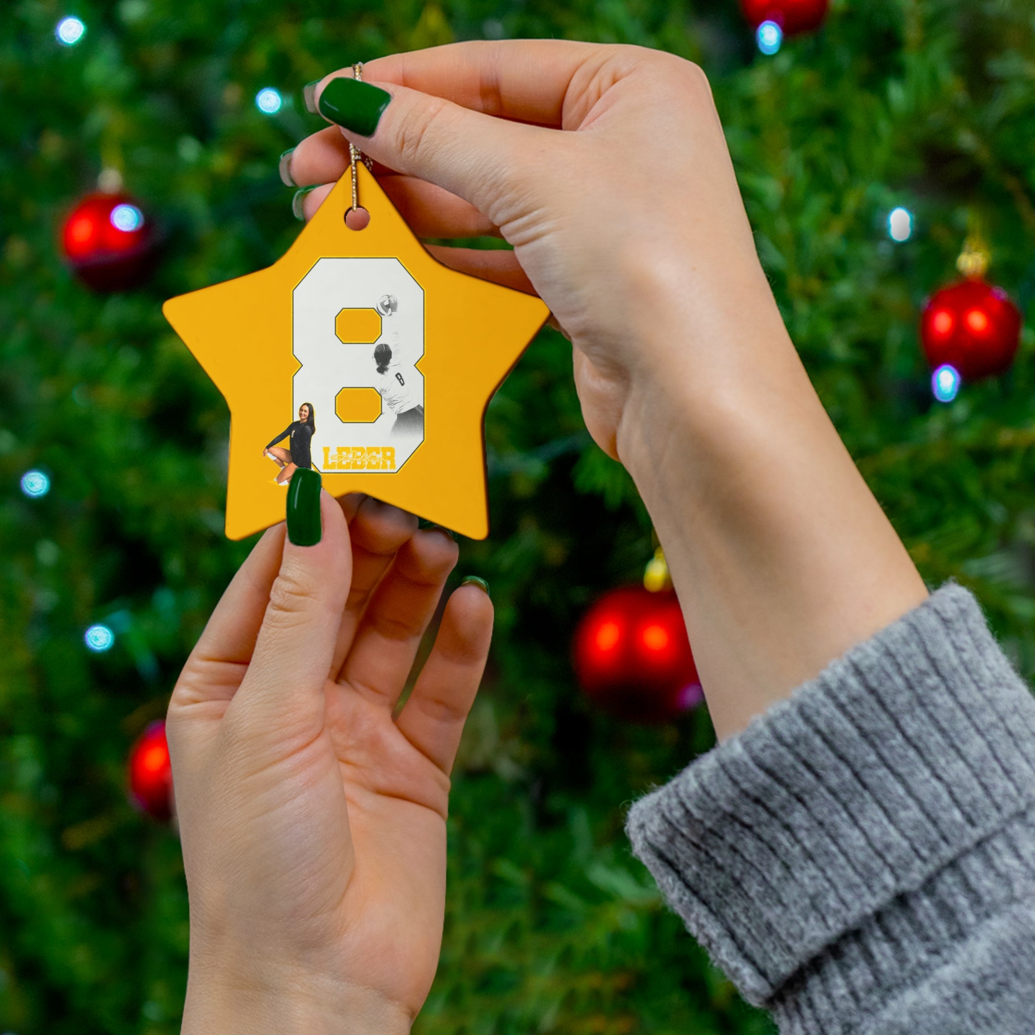 Addison Leber Ceramic Ornament