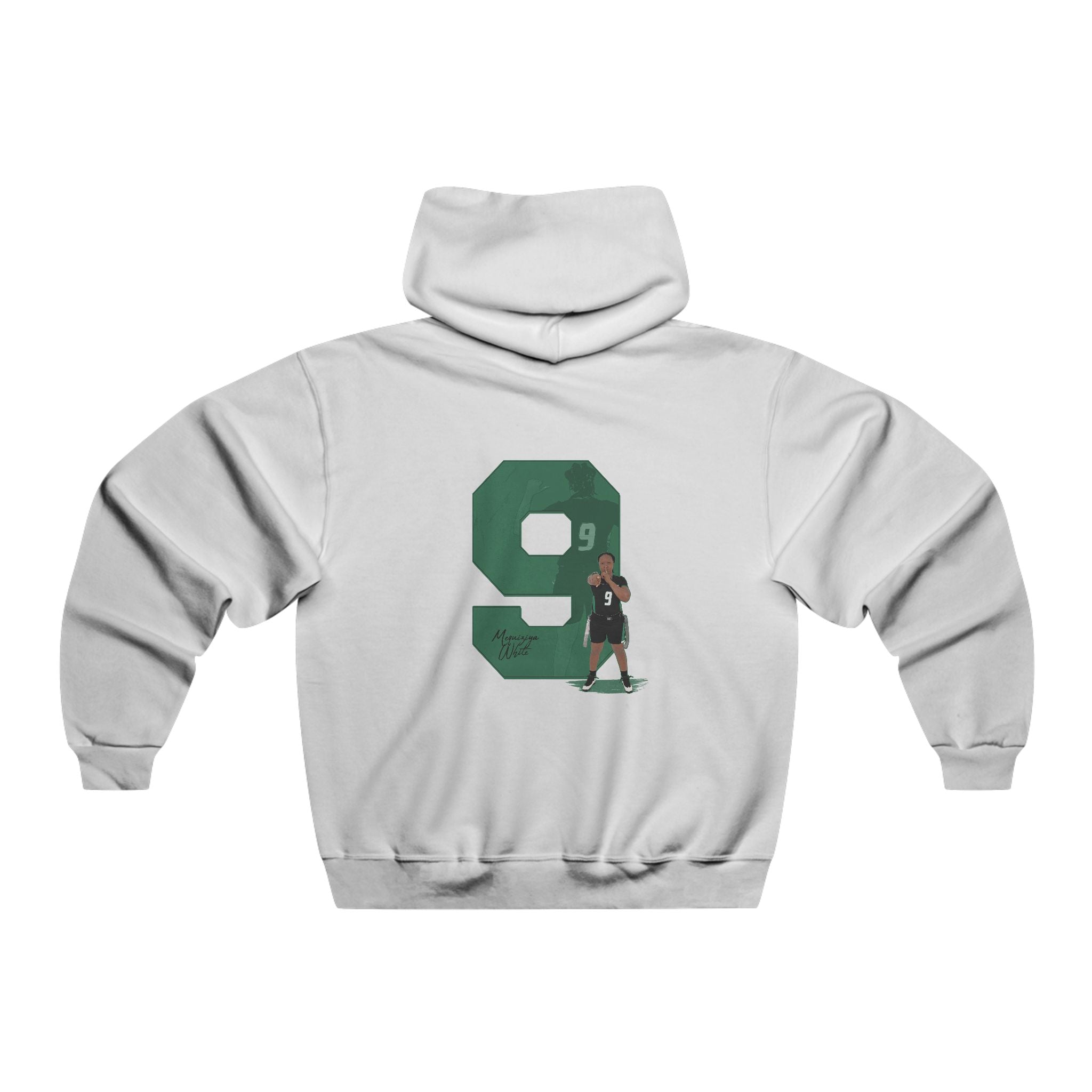 Mequiziya White Vintage Hoodie