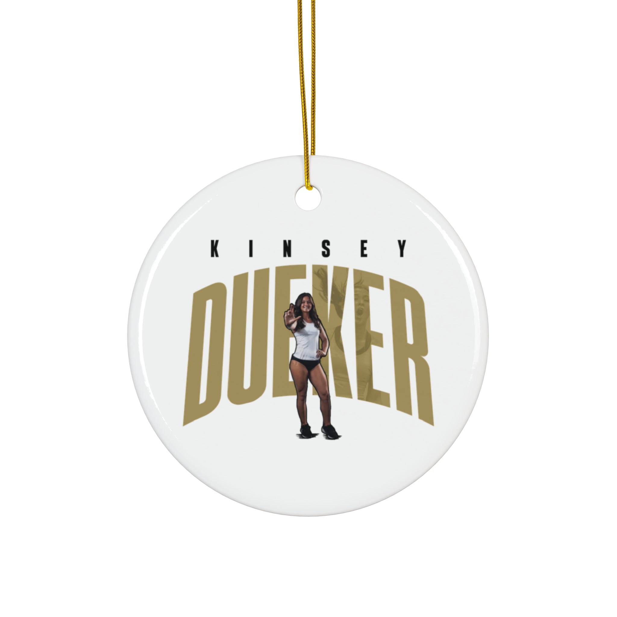Kinsey Dueker Ceramic Ornament