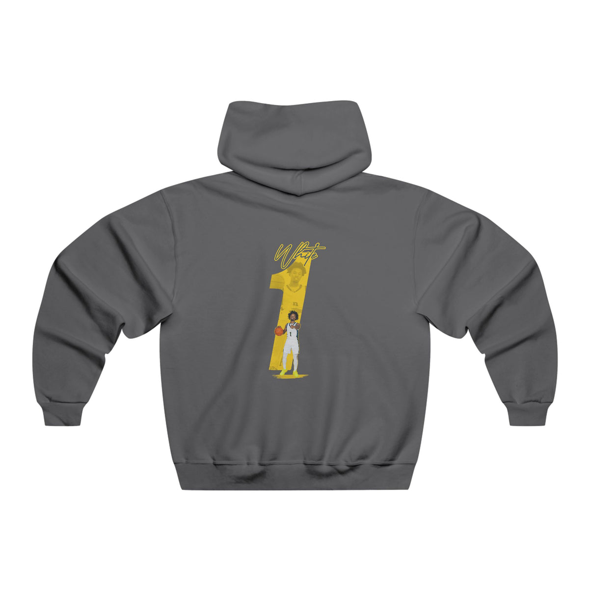 Rapheal White Vintage Hoodie