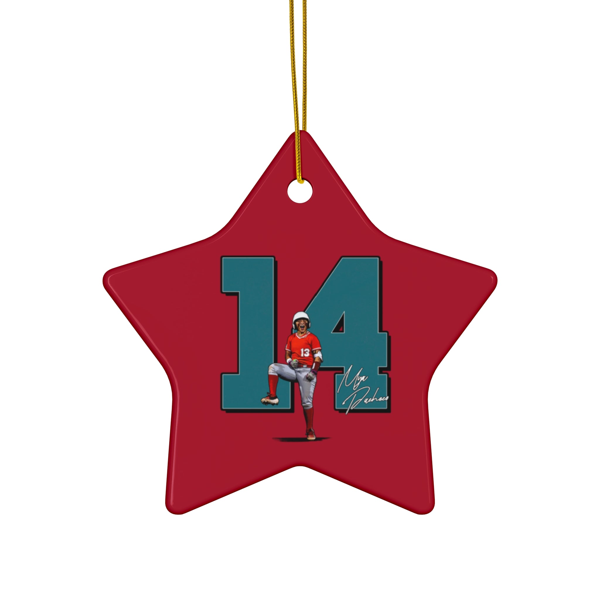 Mya Pacheco Ceramic Ornament