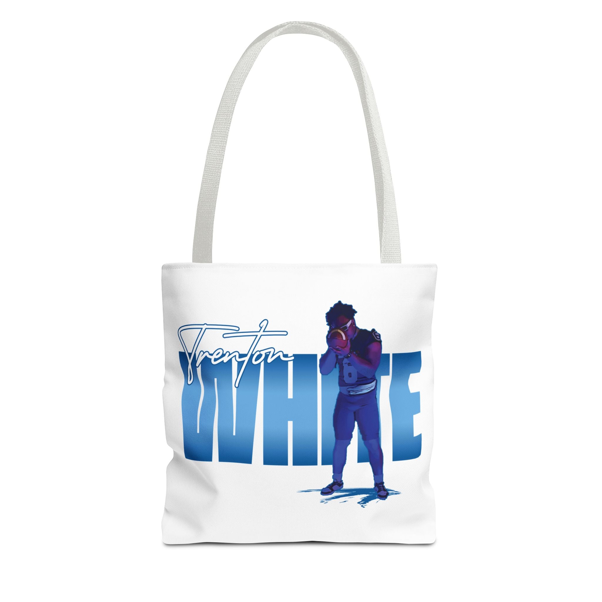 Trenton White Custom Tote Bag