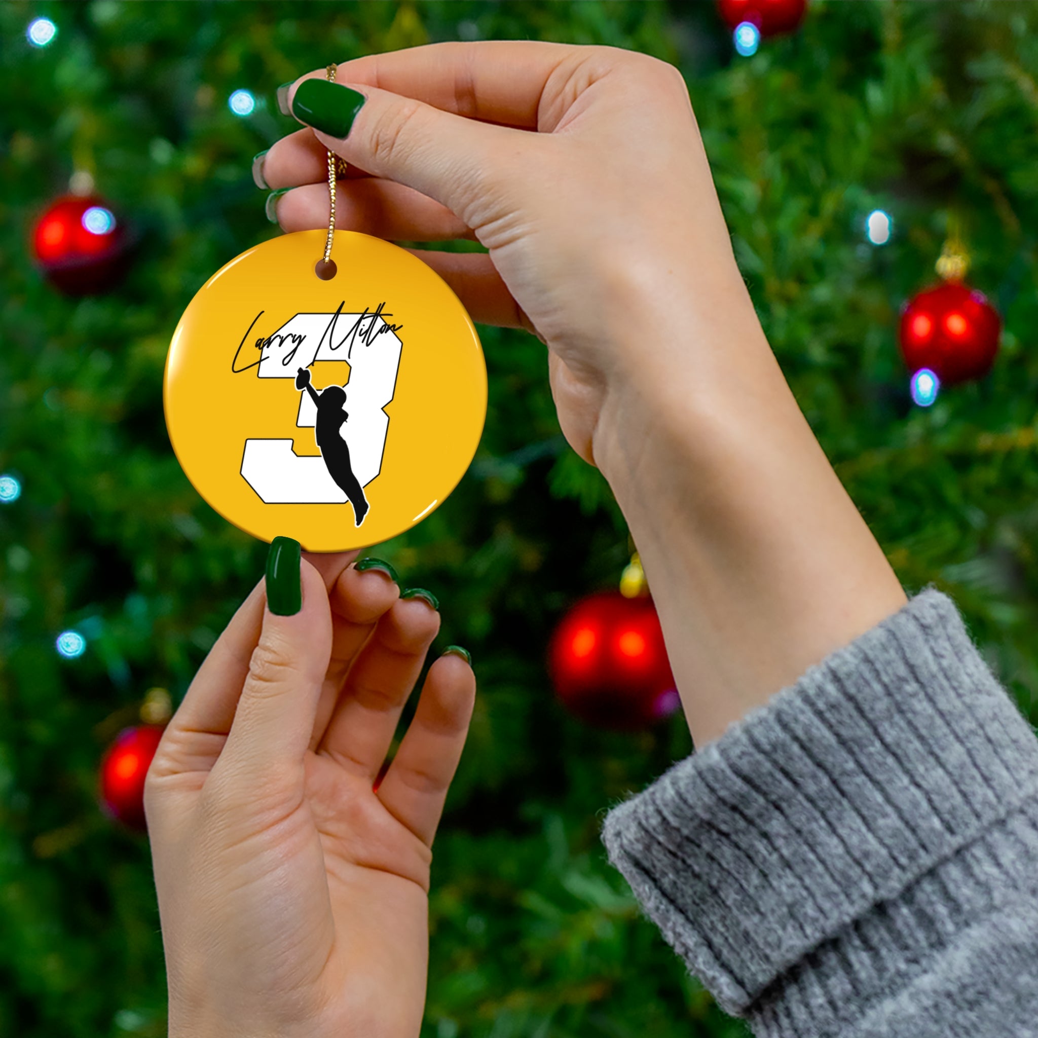 Larry Milton Ceramic Ornament