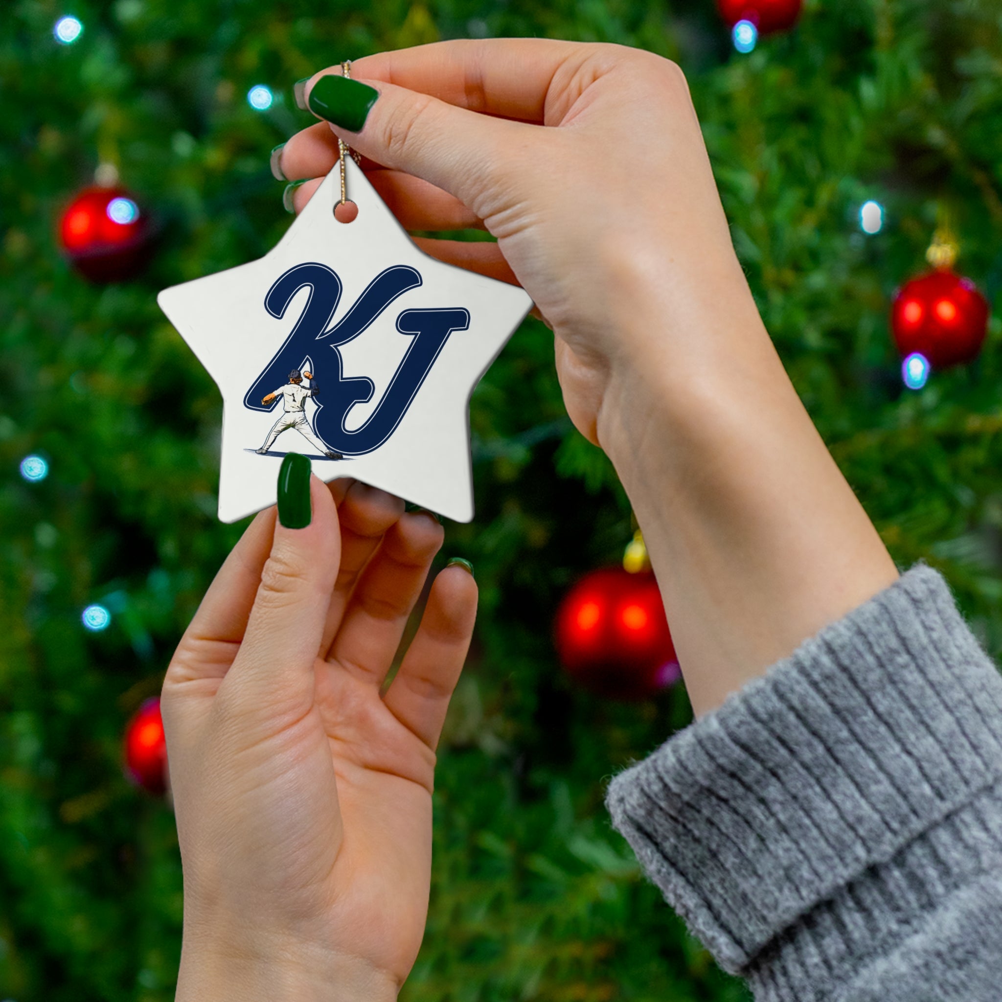 Kaleb Jockel Ceramic Ornament